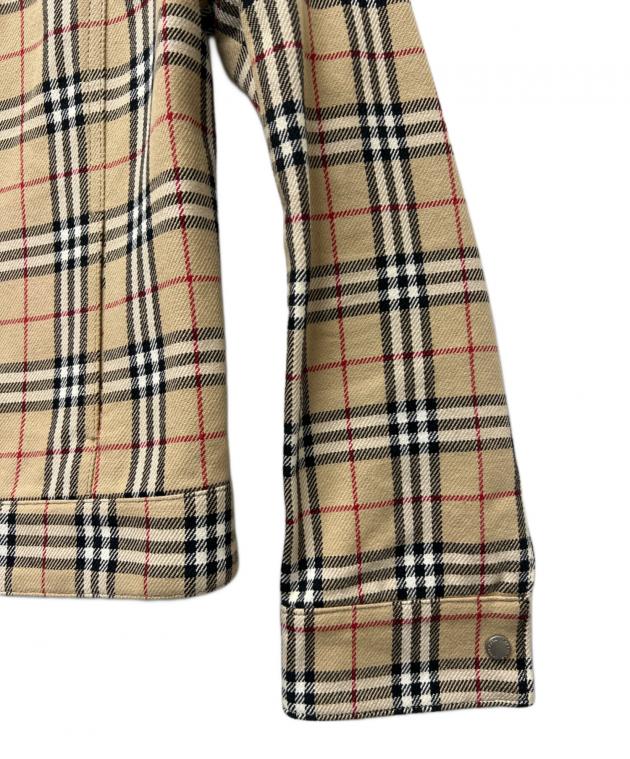 BURBERRY BLUE LABEL ベージュジャケット 38 BURBERRY BLUE LABEL(バーバリーブルーレーベル) Nova Check lined