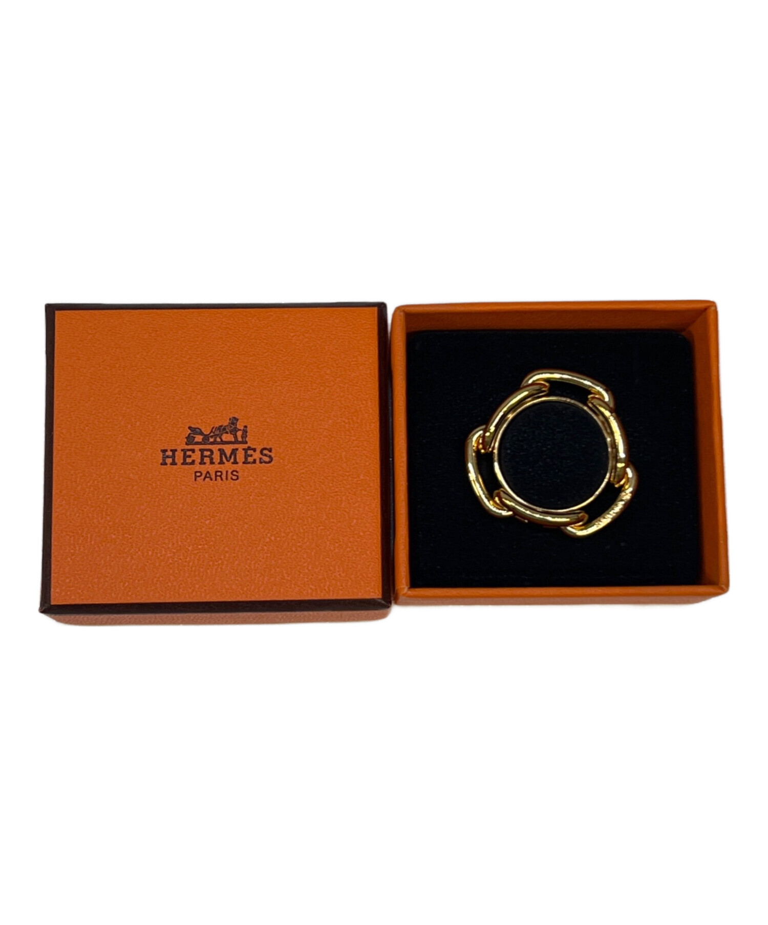 中古・古着通販】HERMES (エルメス) シェーヌダンクル スカーフリング 