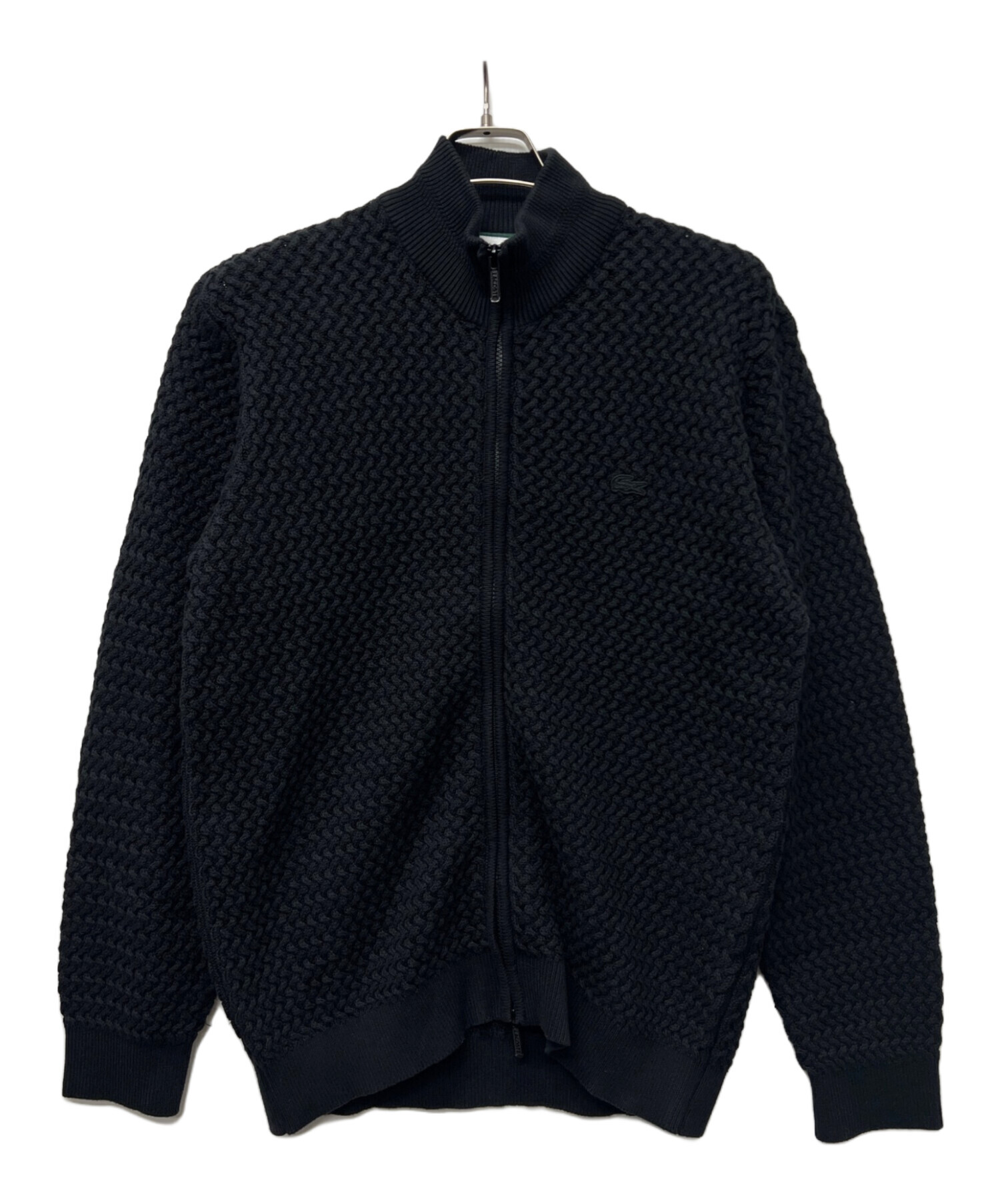 中古・古着通販】LACOSTE (ラコステ) バスケットニットジップアップ 