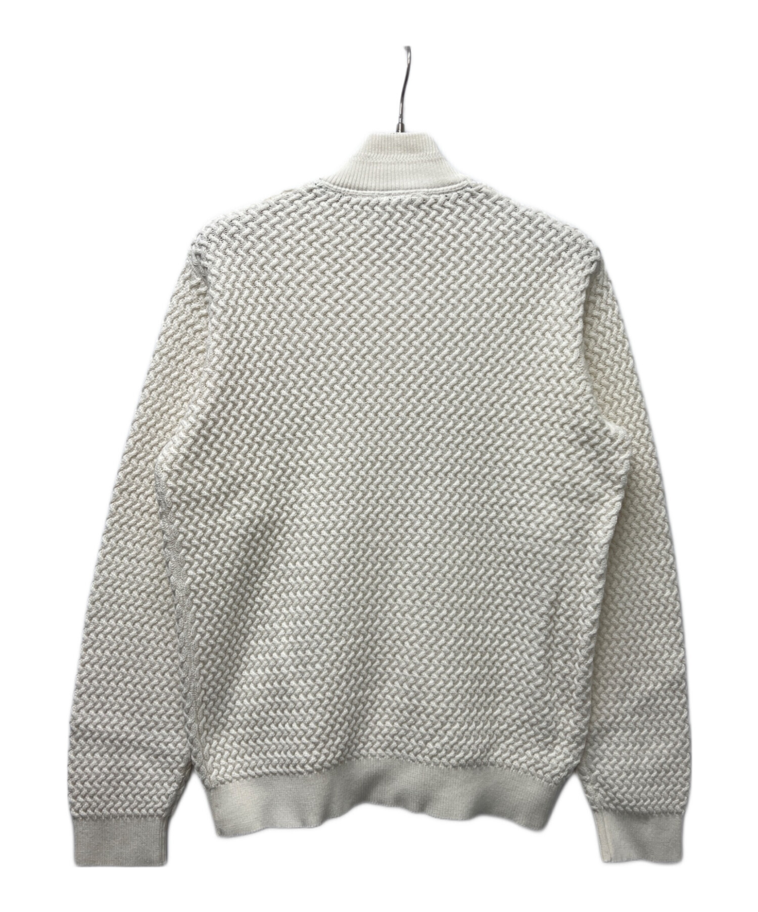 中古・古着通販】LACOSTE (ラコステ) バスケットニットジップアップ 