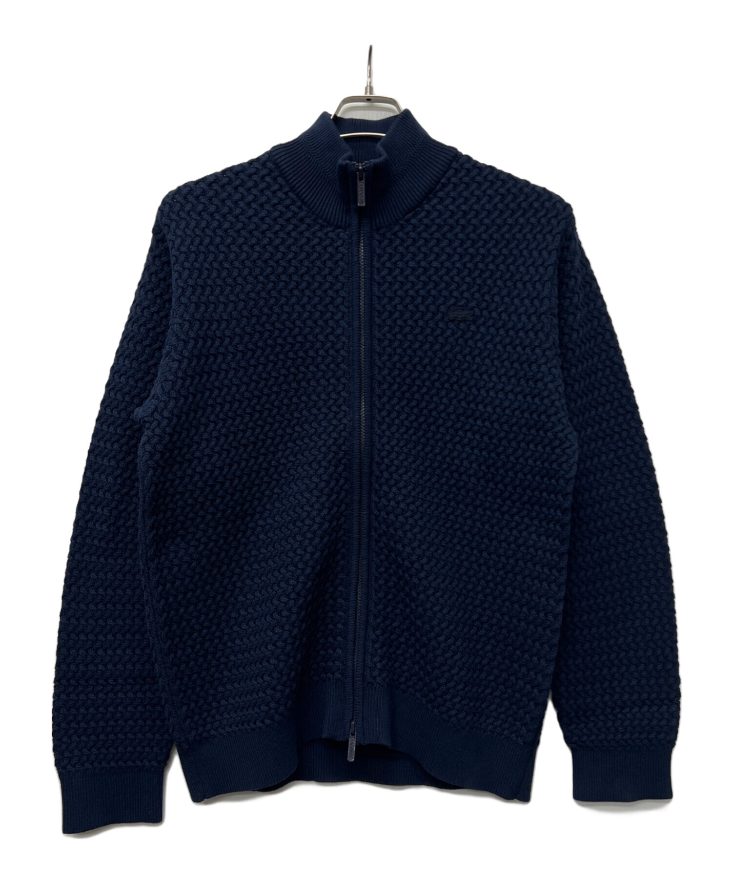 中古・古着通販】LACOSTE (ラコステ) バスケットニットジップアップ 