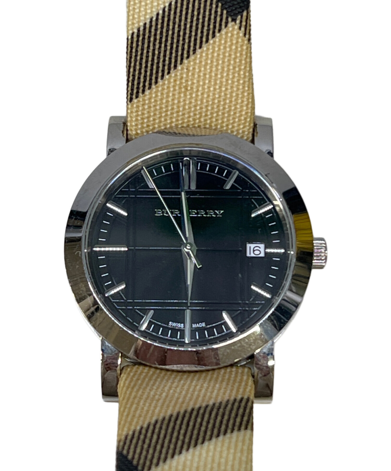 ‼️新古品‼️   Burberry 腕時計25日まで‼️ 中古・古着通販】BURBERRY (バーバリー) 腕時計 ブラック｜ブランド