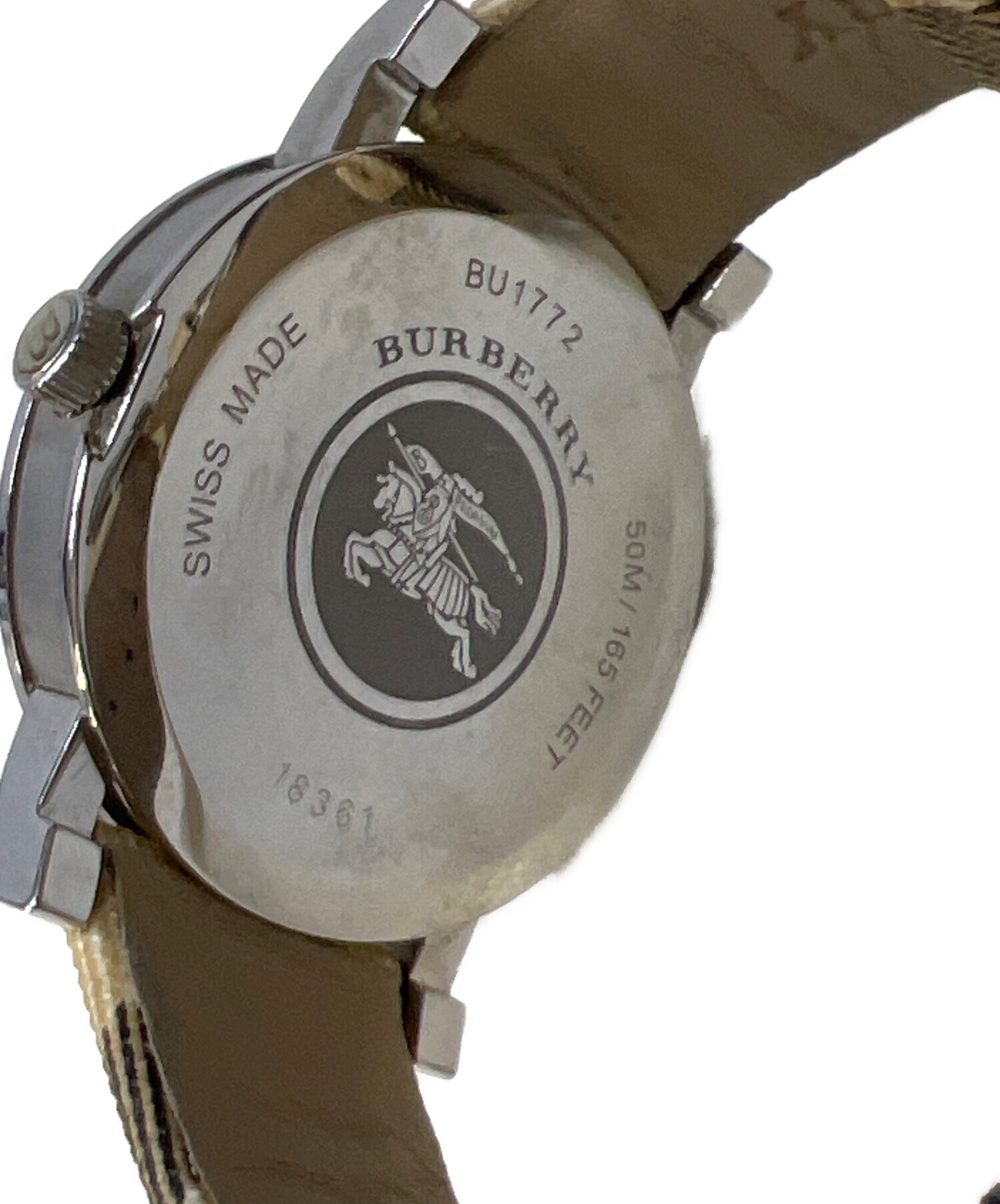 中古・古着通販】BURBERRY (バーバリー) 腕時計 ブラック｜ブランド