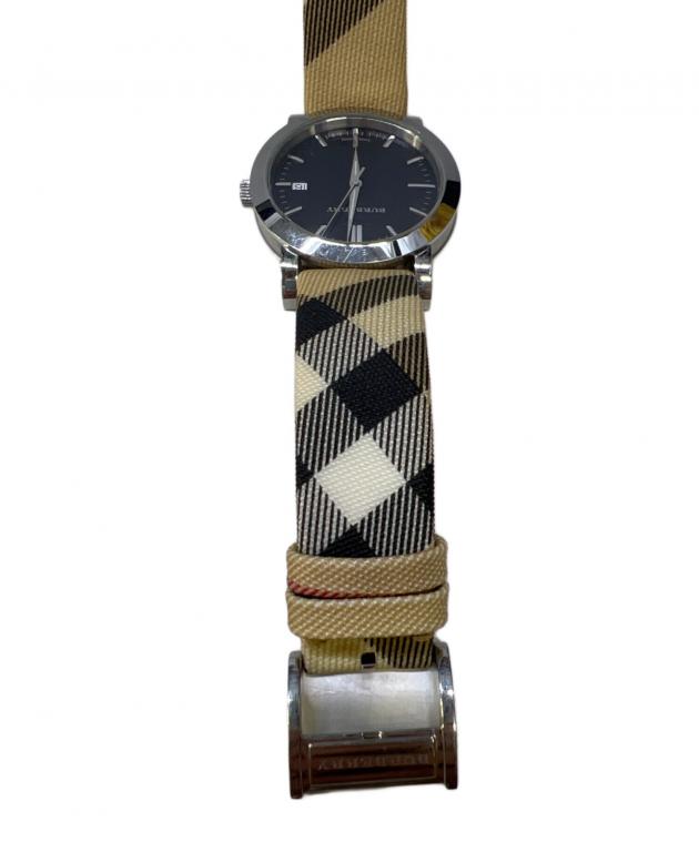 中古・古着通販】BURBERRY (バーバリー) 腕時計 ブラック｜ブランド