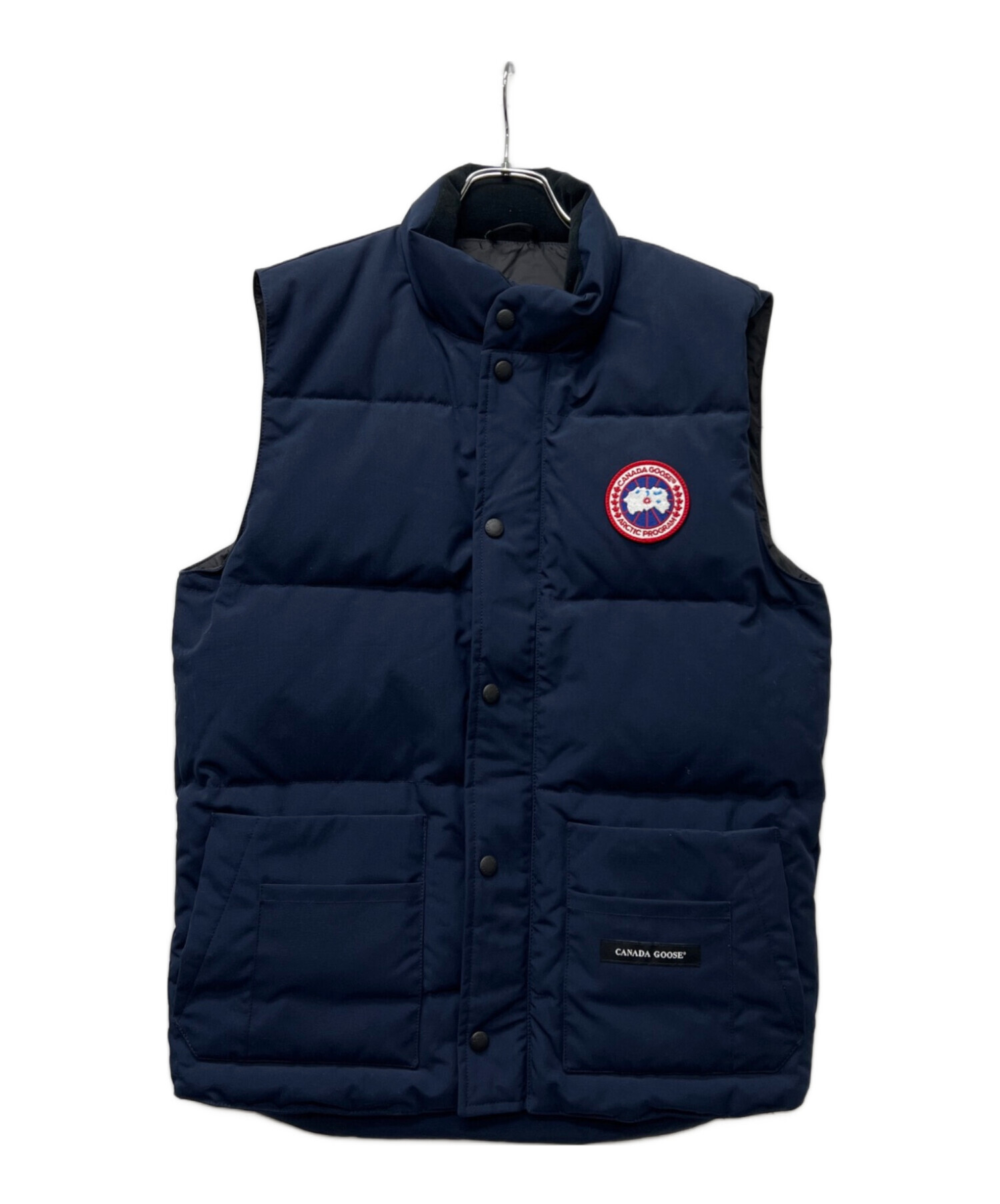 中古・古着通販】CANADA GOOSE (カナダグース) ダウンベスト ネイビー 