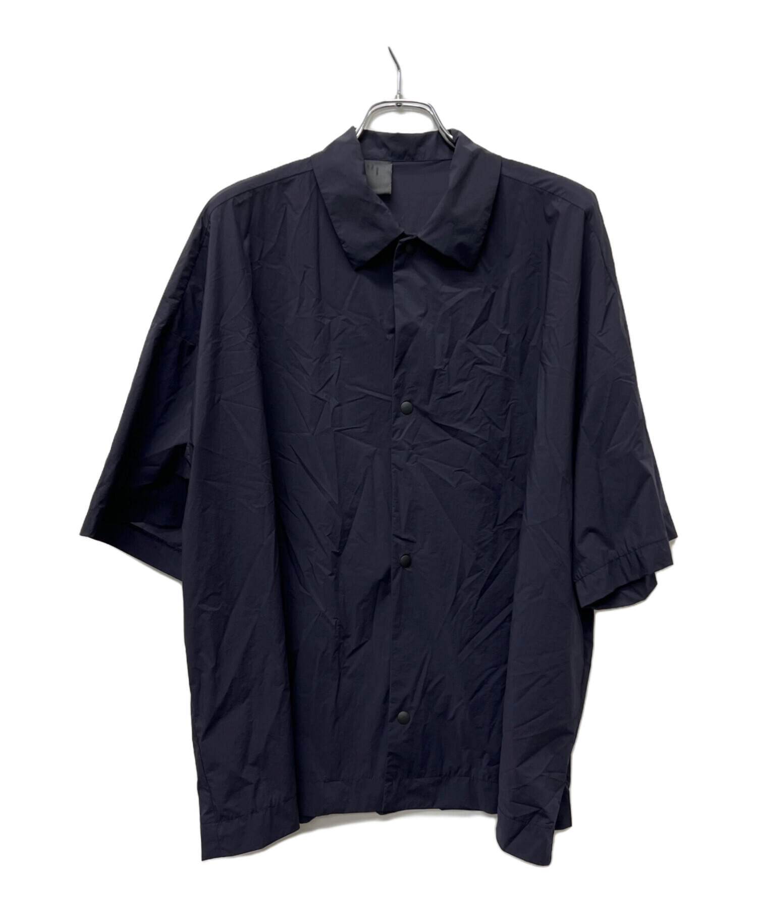 中古・古着通販】N.HOOLYWOOD (エヌ ハリウッド) 半袖シャツ ネイビー