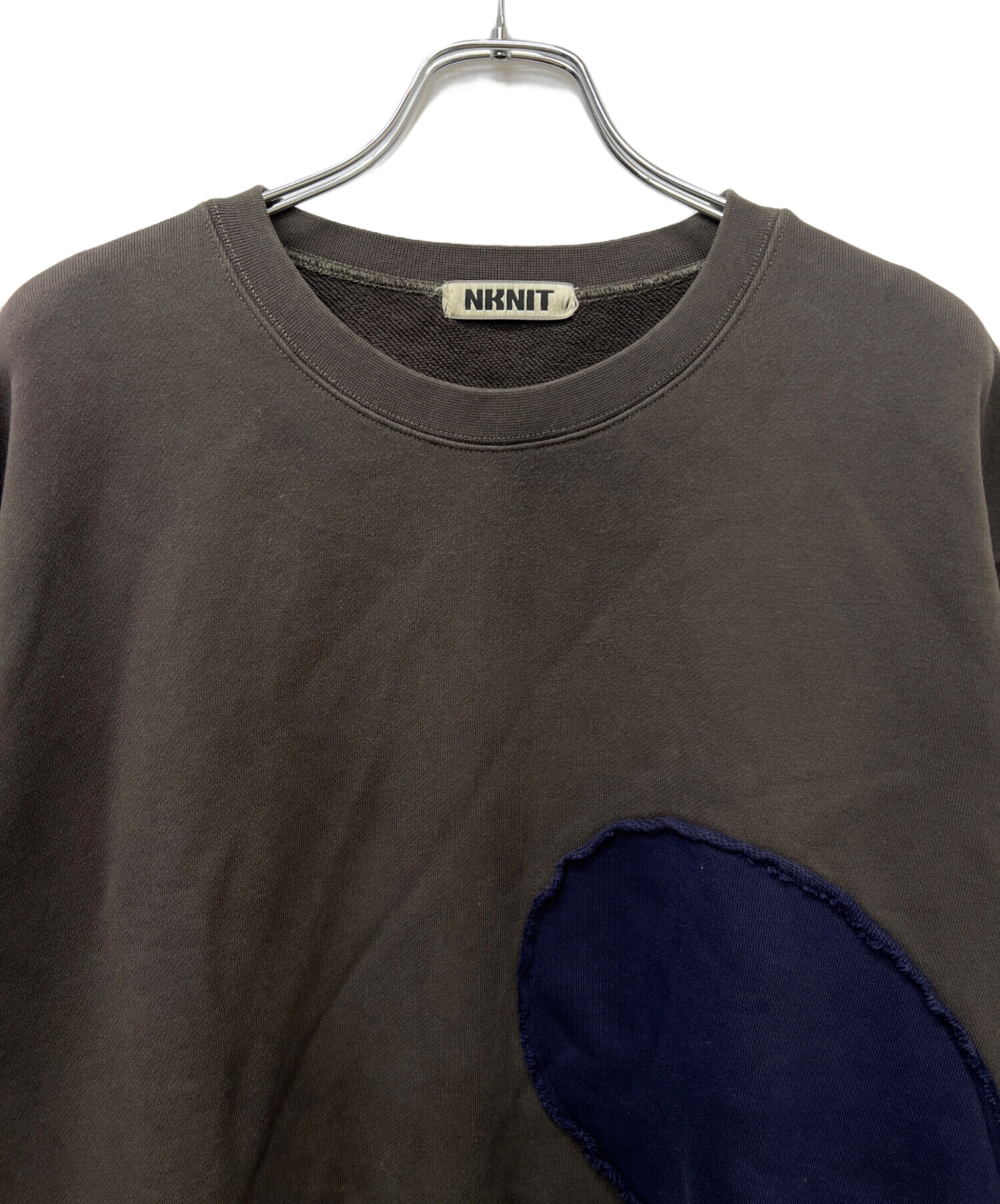 中古・古着通販】NKNIT (ンニット) pattern pullover sweat グレー