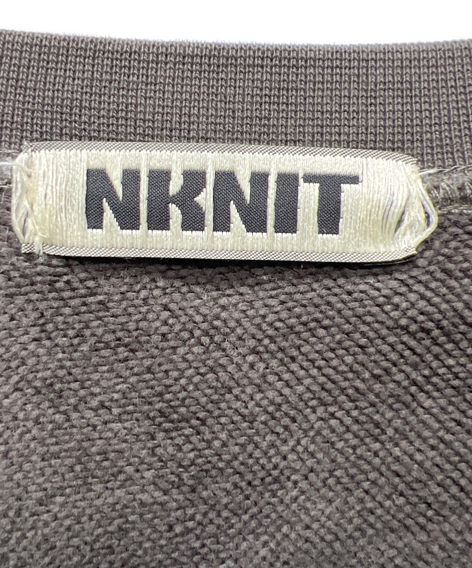 中古・古着通販】NKNIT (ンニット) pattern pullover sweat グレー