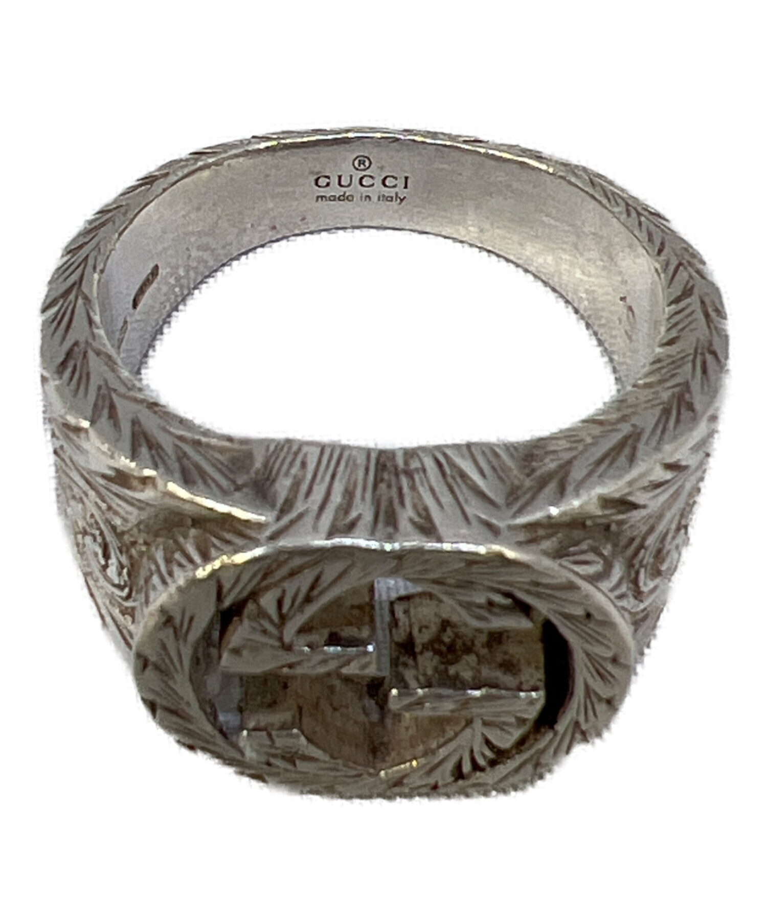 中古・古着通販】GUCCI (グッチ) インターロッキングG リング サイズ 