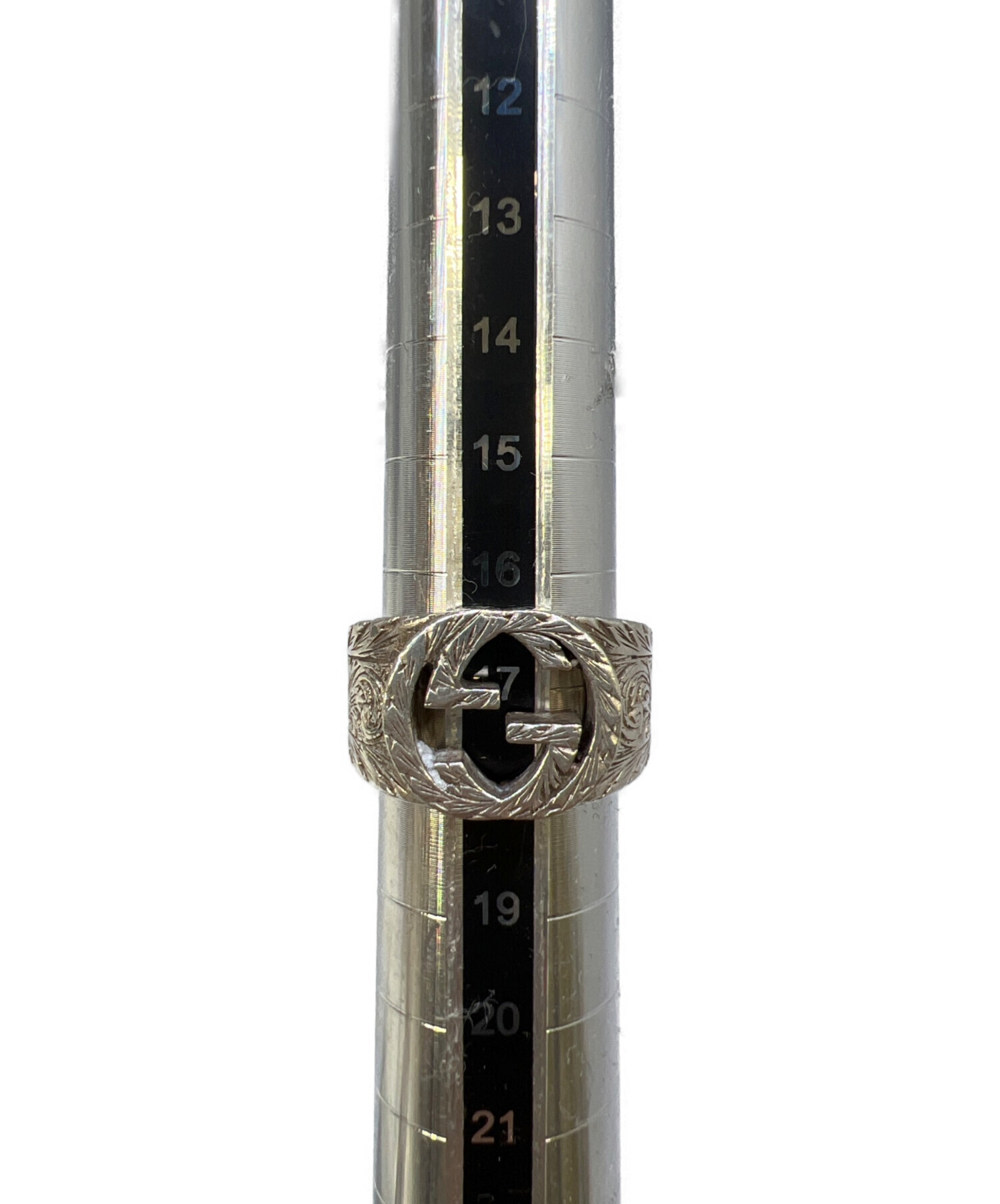 中古・古着通販】GUCCI (グッチ) インターロッキングG リング サイズ