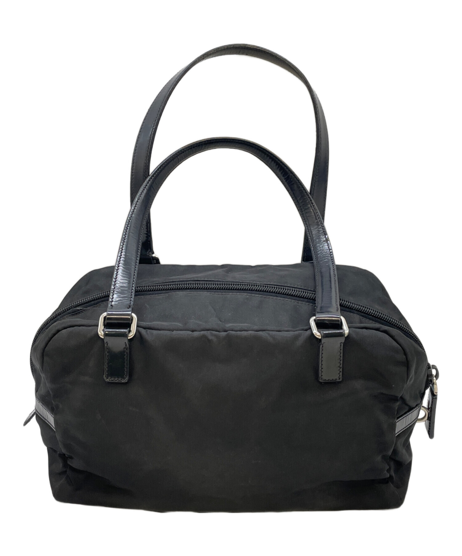 中古・古着通販】PRADA (プラダ) ミニボストンバッグ ブラック