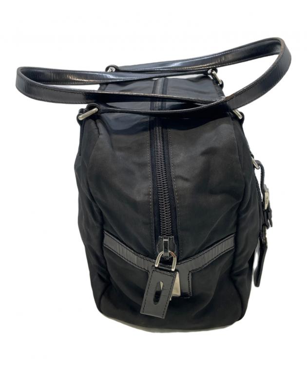 中古・古着通販】PRADA (プラダ) ミニボストンバッグ ブラック