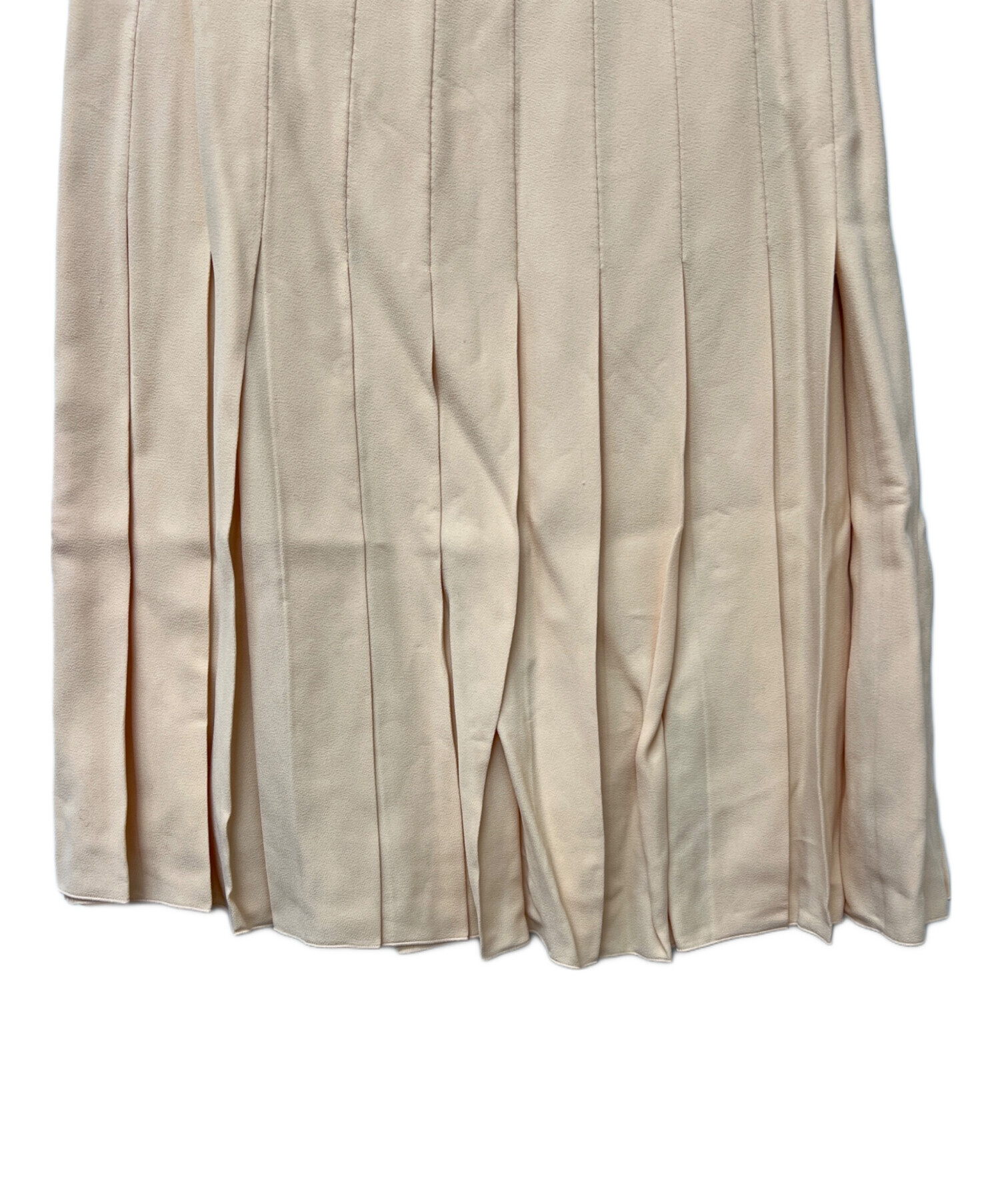中古・古着通販】VALENTINO (ヴァレンティノ) ミディスカート ベージュ