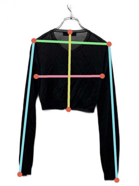 VALENTINO ROMA ヴァレンティノローマ カーディガン XS 黒 【古着】【中古】【送料無料】 中古・古着通販】VALENTINO ROMA (ヴァレンティノ ローマ) シアー