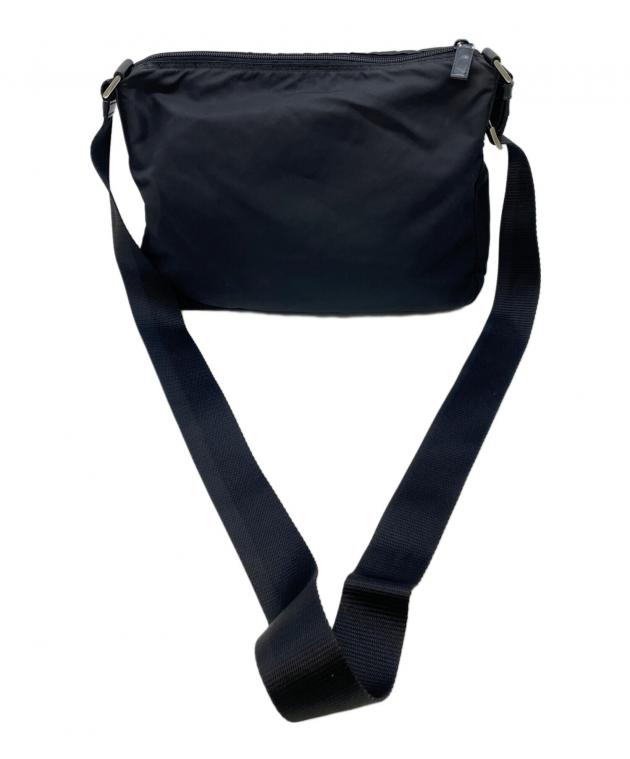 中古・古着通販】PRADA (プラダ) ナイロンショルダーバッグ ブラック