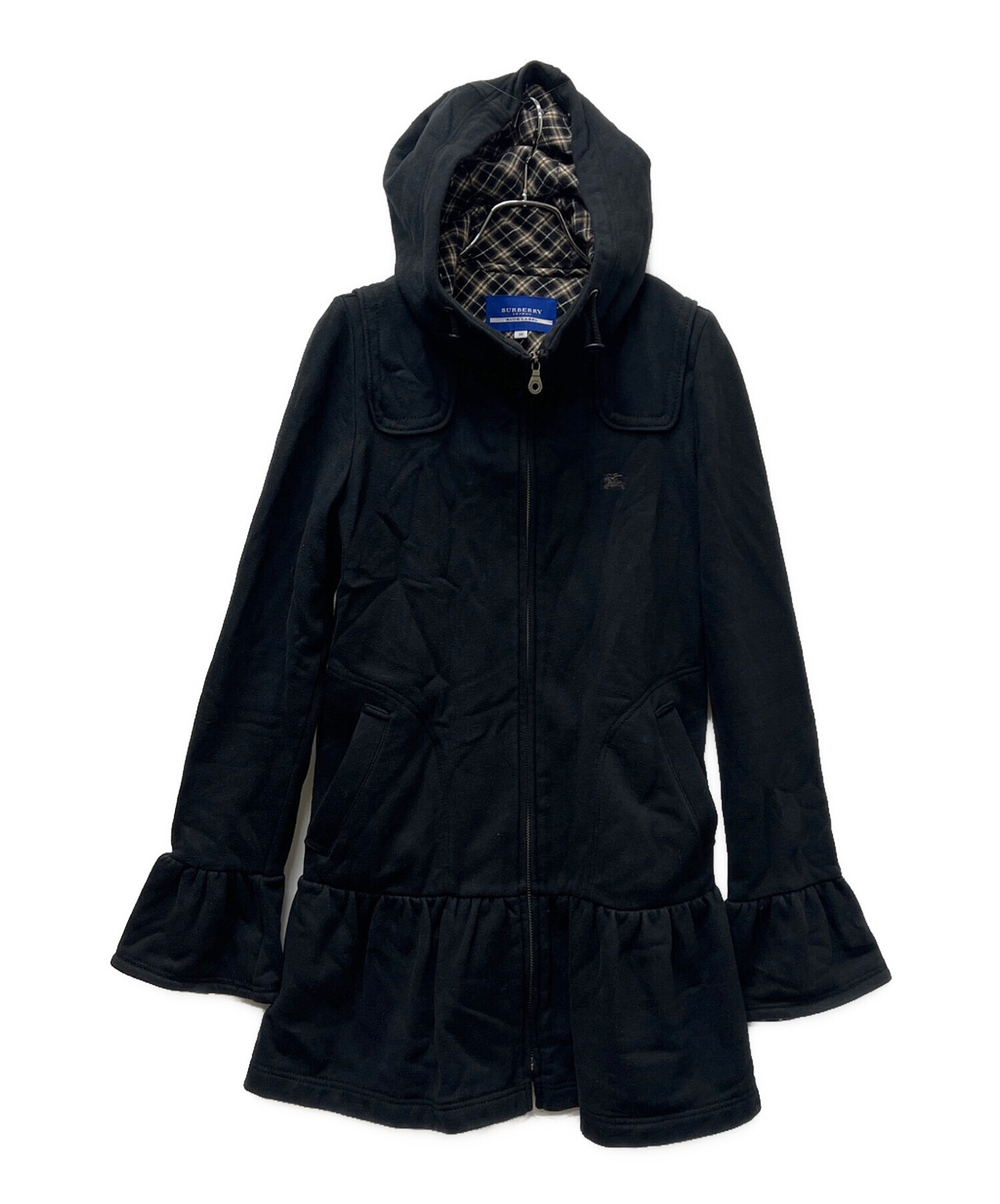ブルーレベル　CRESTBRIDGE パーカーワンピース　38 美品 中古・古着通販】BLUE LABEL CRESTBRIDGE (ブルーレーベルクレスト