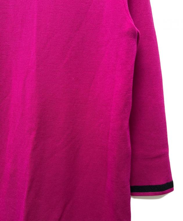 d2 Yves Saint Laurent イヴサンローラン ゴールドボタン 長袖ニットカットソー サイズL ピンク レディース トップスk02i 中古・古着通販】Yves Saint Laurent (イヴサンローラン) 金ボタン