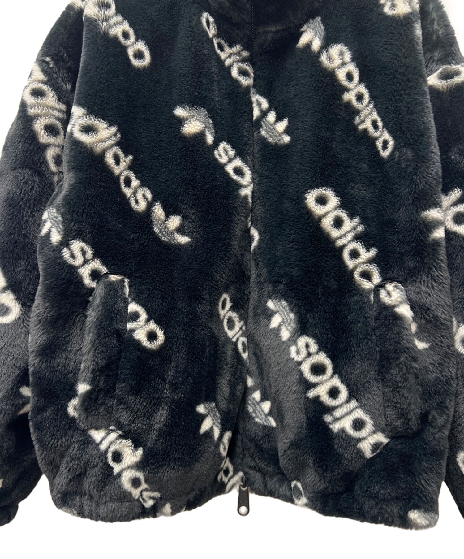 中古・古着通販】adidas (アディダス) トーナル総柄プリント ファー 