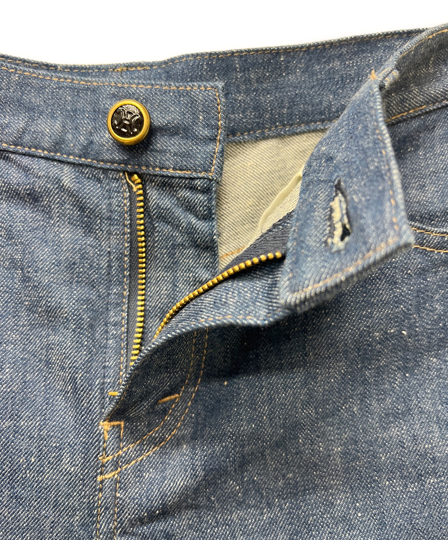 中古・古着通販】CELINE (セリーヌ) デニムパンツ ブルー サイズ:34
