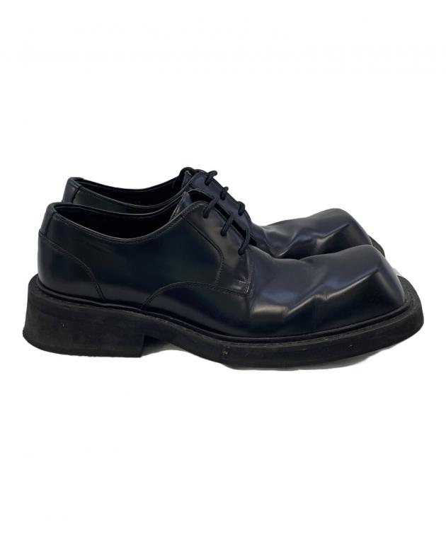 中古・古着通販】BALENCIAGA (バレンシアガ) レザーシューズ ブラック