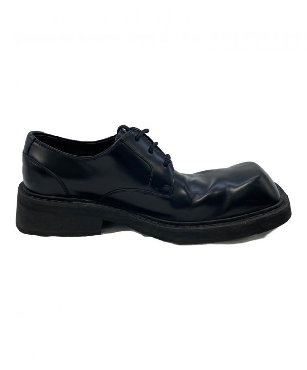 中古・古着通販】BALENCIAGA (バレンシアガ) レザーシューズ ブラック