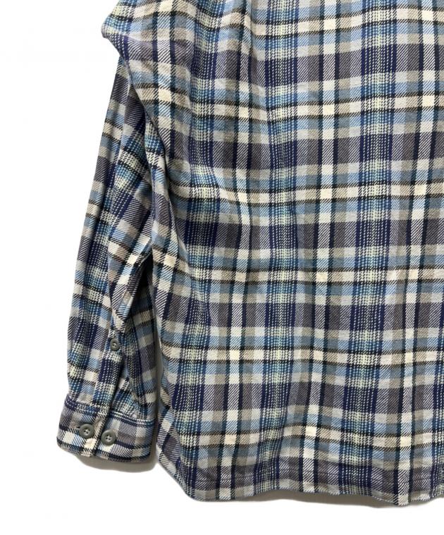 パタゴニア rhythm オープンカラーシャツ ポルトガル製　01SP 実寸L 中古・古着通販】Patagonia (パタゴニア) RHYTHM LS SHIRT ブルー