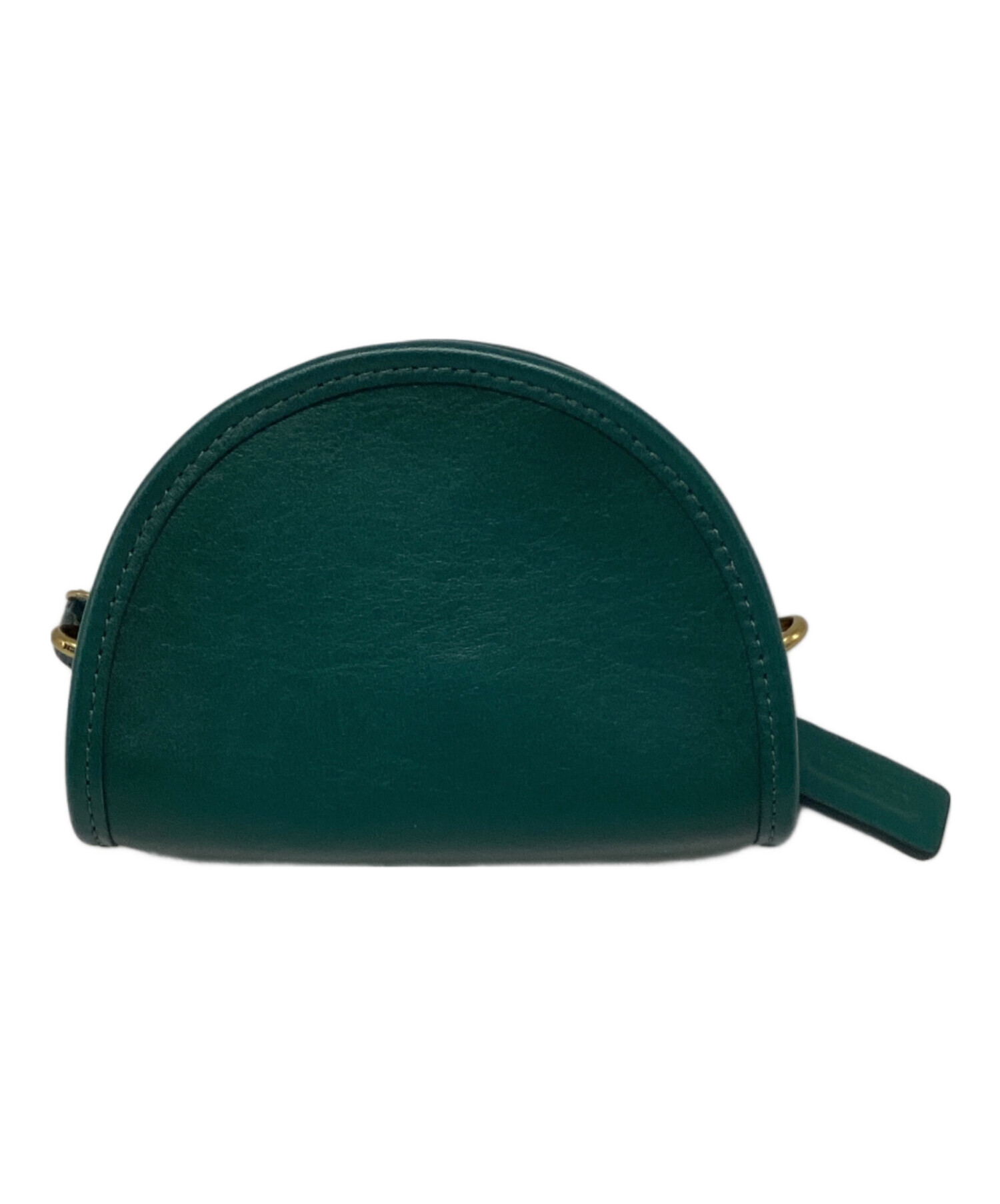 中古・古着通販】COACH (コーチ) ハーフムーンミニバッグ グリーン 