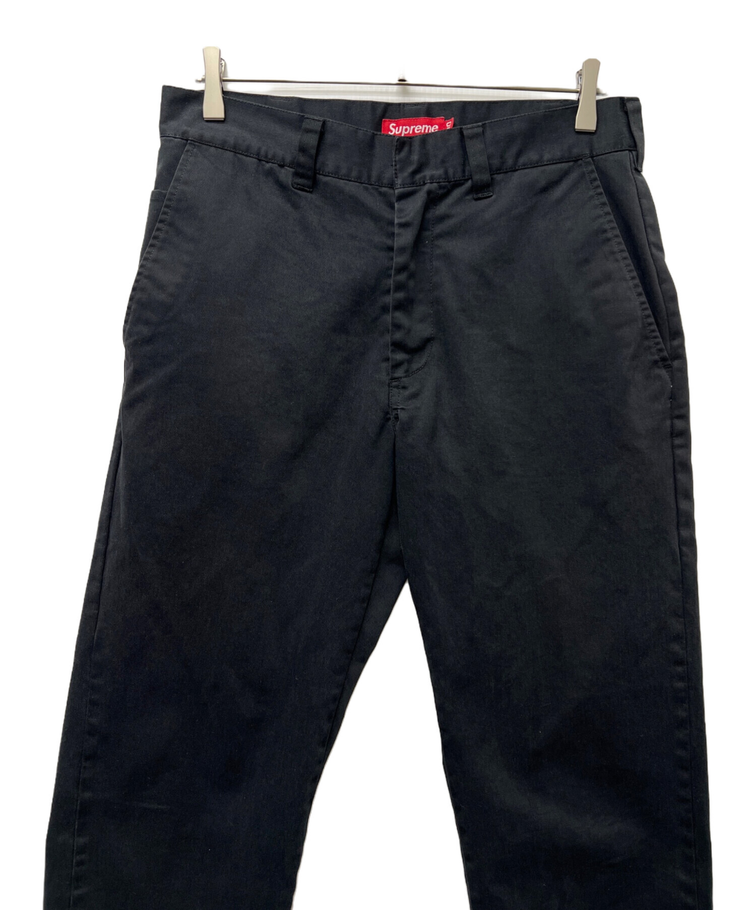 Supreme ブラックパンツ サイズ30 中古・古着通販】SUPREME (シュプリーム) パンツ ブラック サイズ:30