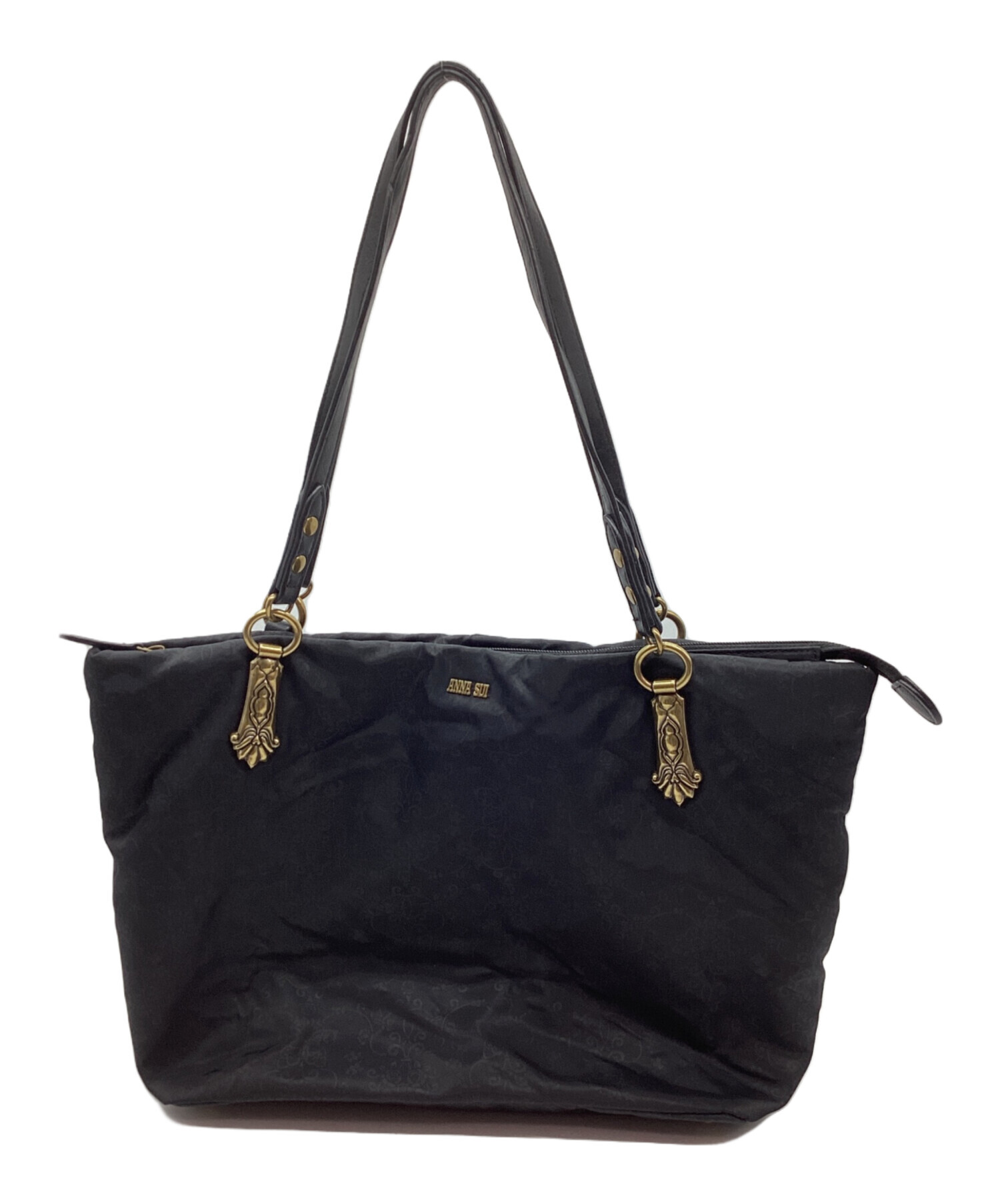 ☆新品未使用☆ANNA SUI☆アナスイ☆ハンドバッグ☆トートバッグ 中古・古着通販】ANNA SUI (アナスイ) トートバッグ ブラック