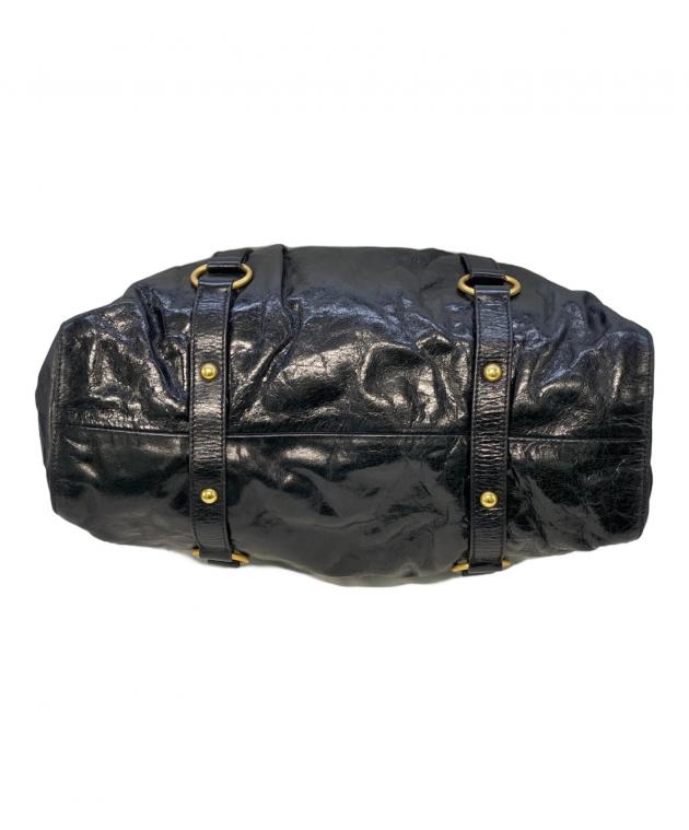 中古・古着通販】MIU MIU (ミュウミュウ) トートバッグ ブラック