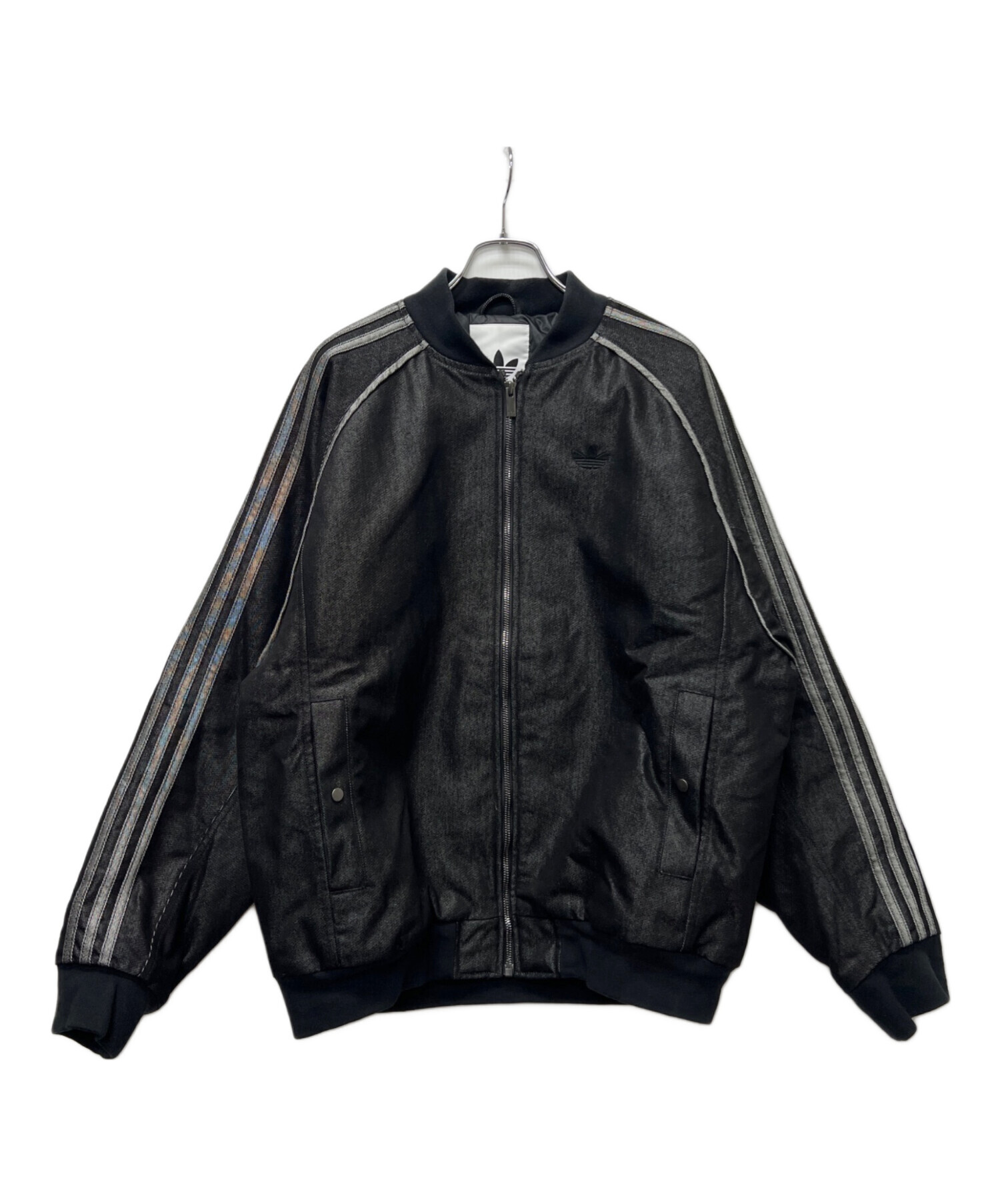 中古・古着通販】adidas (アディダス) デニムジャケット グレー サイズ