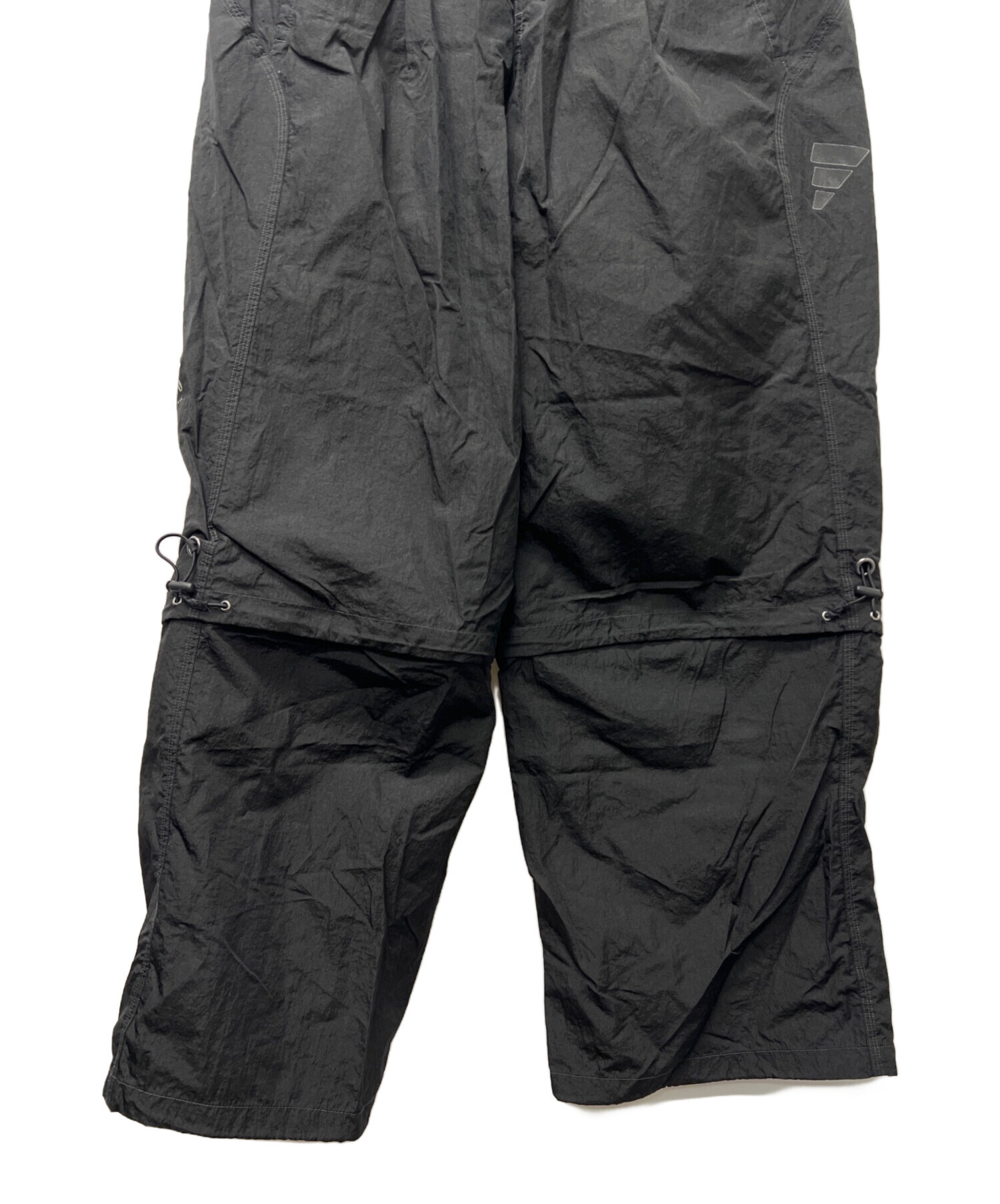 adidas アディダス ナイロンパンツ XL 70s-80s 中古・古着通販】adidas (アディダス) ナイロンパンツ ブラック サイズ