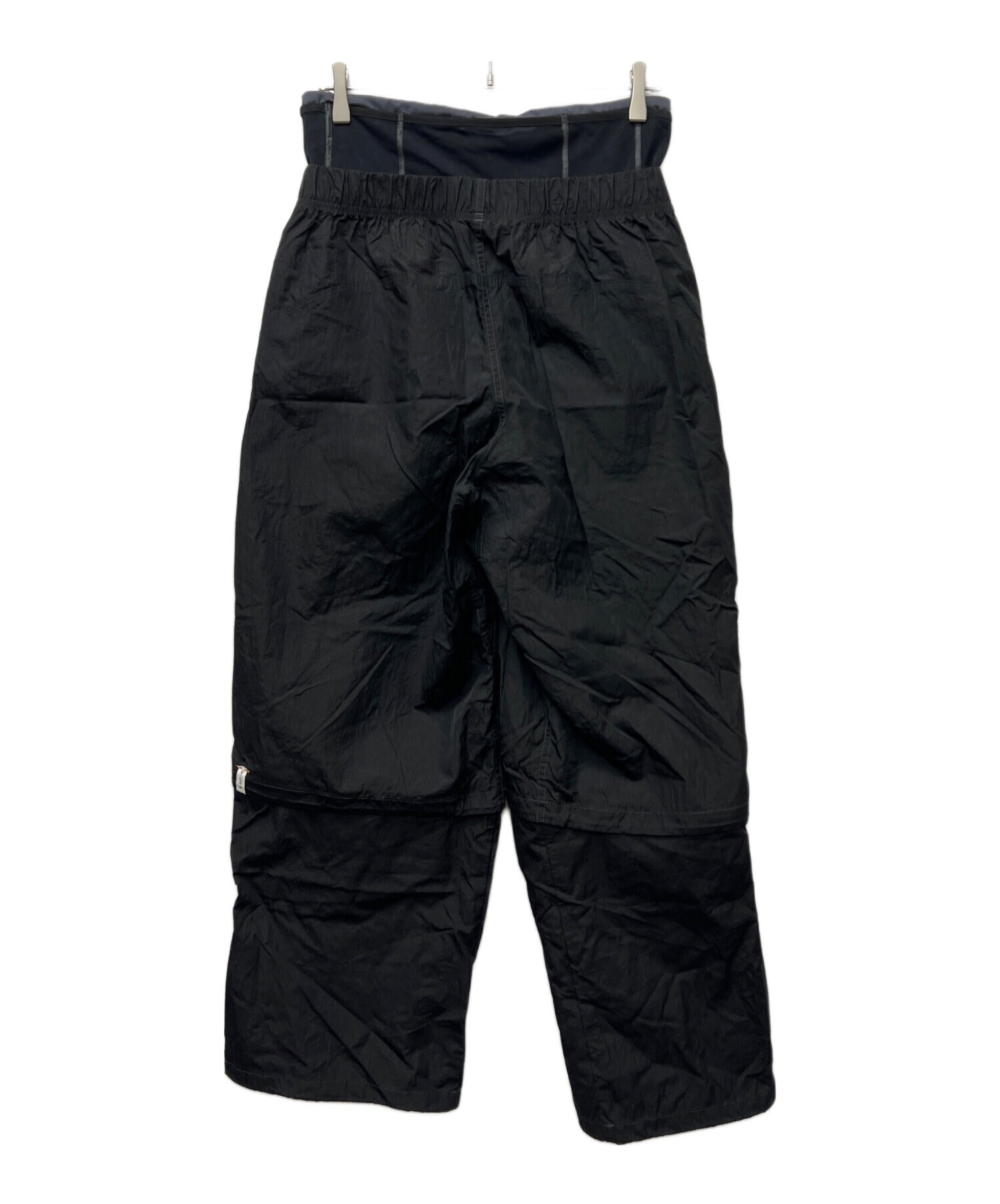 中古・古着通販】adidas (アディダス) ナイロンパンツ ブラック サイズ