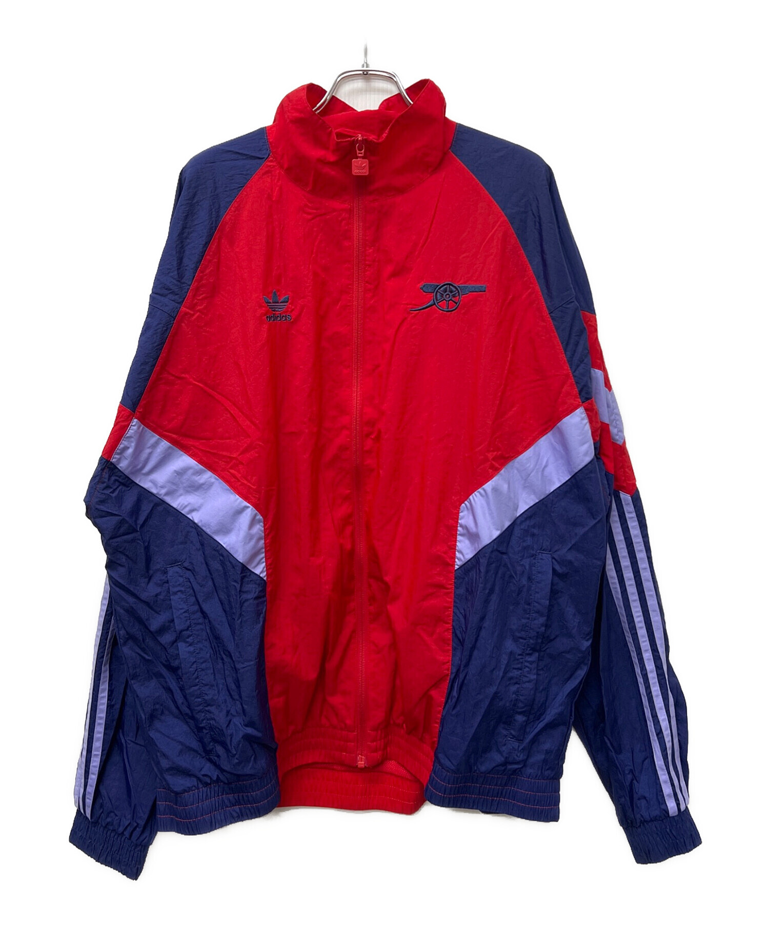 中古・古着通販】adidas (アディダス) ナイロンジャケット レッド