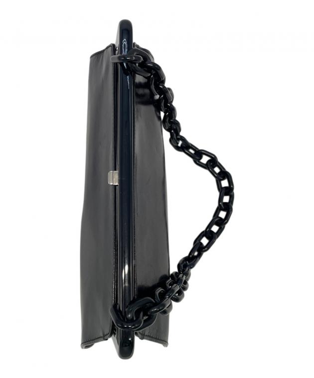 値下げして再出品！プラダ☆チェーンバッグ 中古・古着通販】PRADA (プラダ) がま口 プラチェーンショルダーバッグ