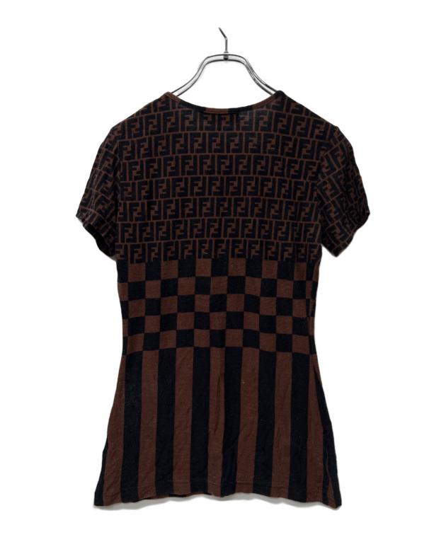 FENDIフェンディ半袖 FENDI 半袖Tシャツ ロゴT インサイドアウト メンズ SIZE S フェンディ