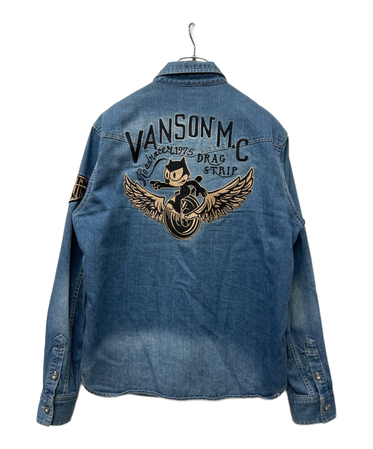 vanson × フィリックス　w40 バンソン デニム 中古・古着通販】VANSON (バンソン) FELiX (フィリックス) デニム