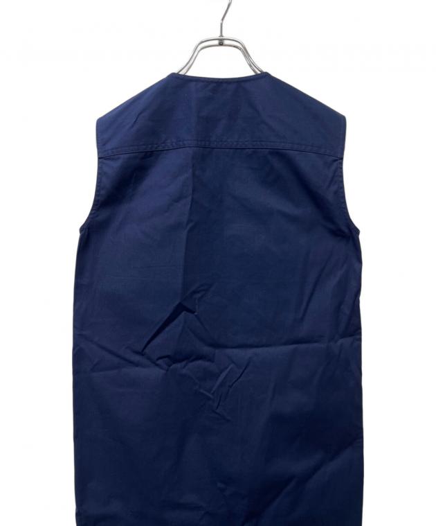 中古・古着通販】CELINE (セリーヌ) ノースリーブワンピース ネイビー