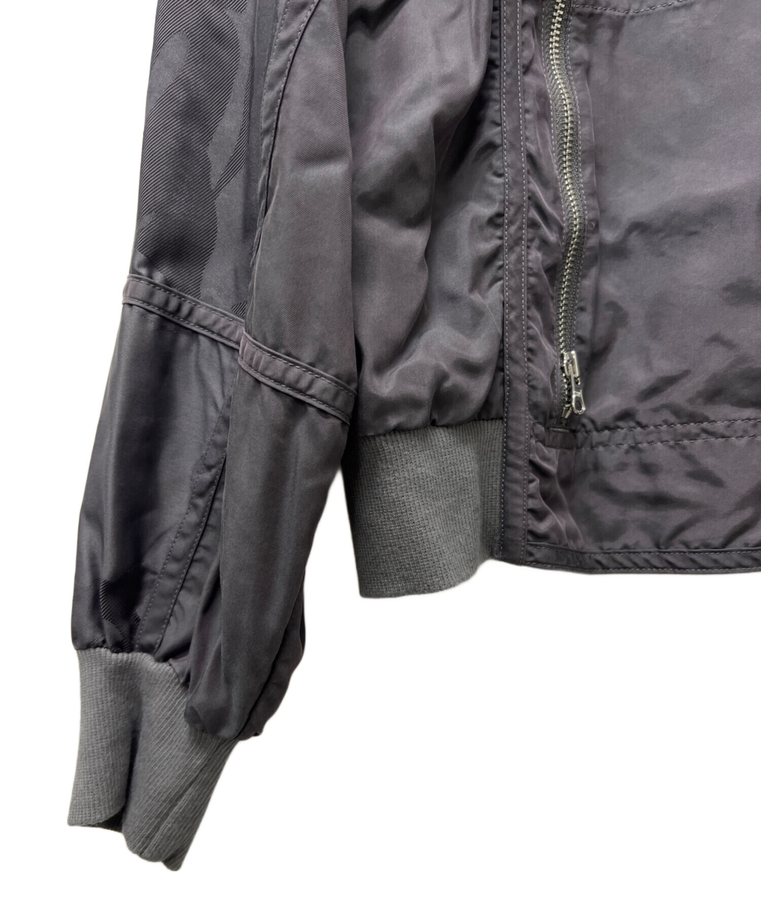 STELLA McCARTNEY ブルゾン 38 グレー サテン ジャケット 中古・古着通販】adidas (アディダス) STELLA McCARTNEY (ステラ
