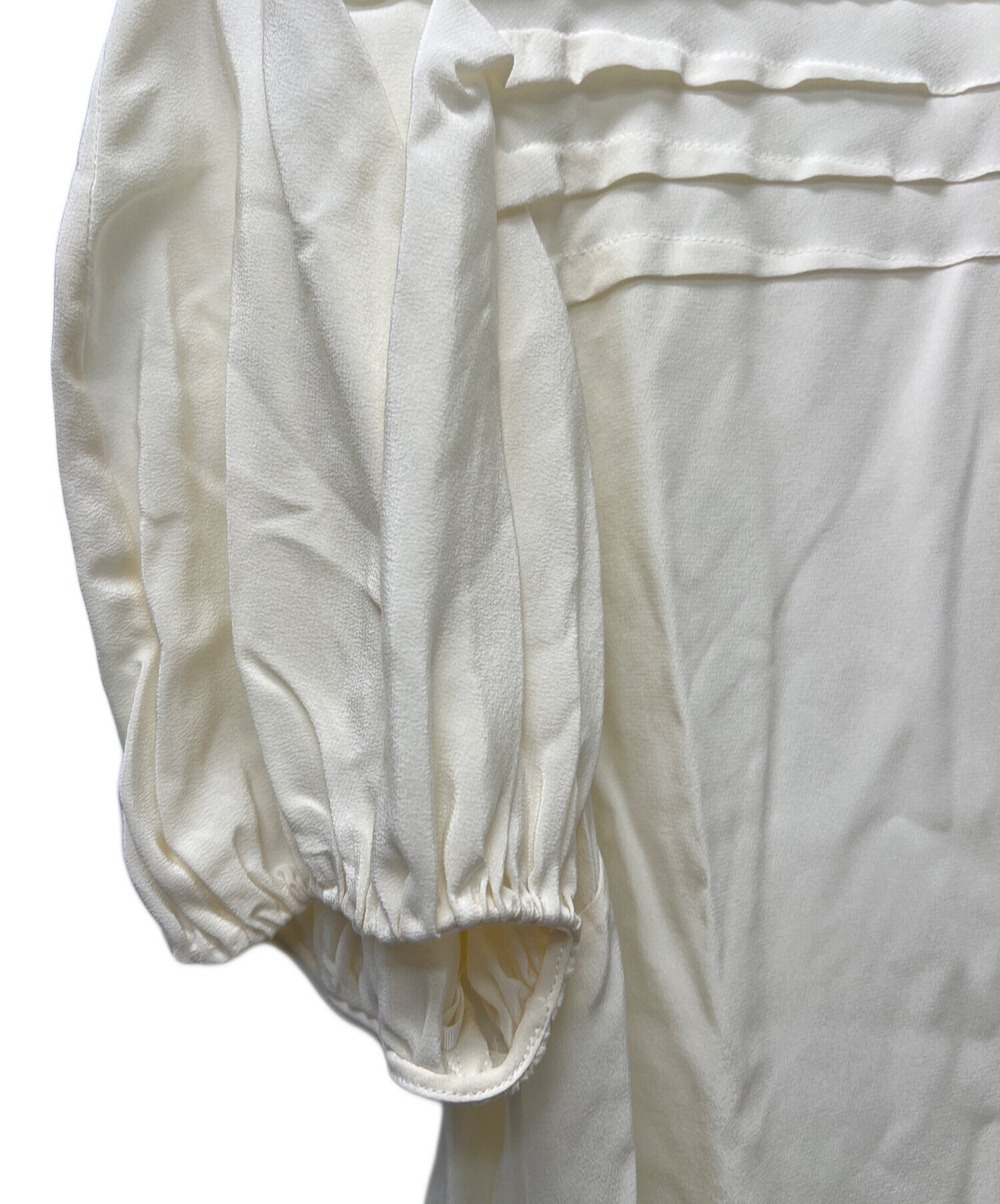 中古・古着通販】VALENTINO (ヴァレンティノ) 半袖ブラウス ベージュ