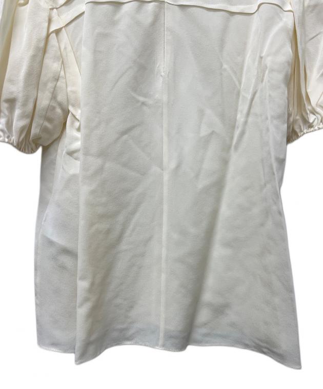 シャツ+ブラウス(半袖+袖なし) dead vintage made in ITALY valentino by 中古・古着通販】VALENTINO (ヴァレンティノ) 半袖ブラウス ベージュ