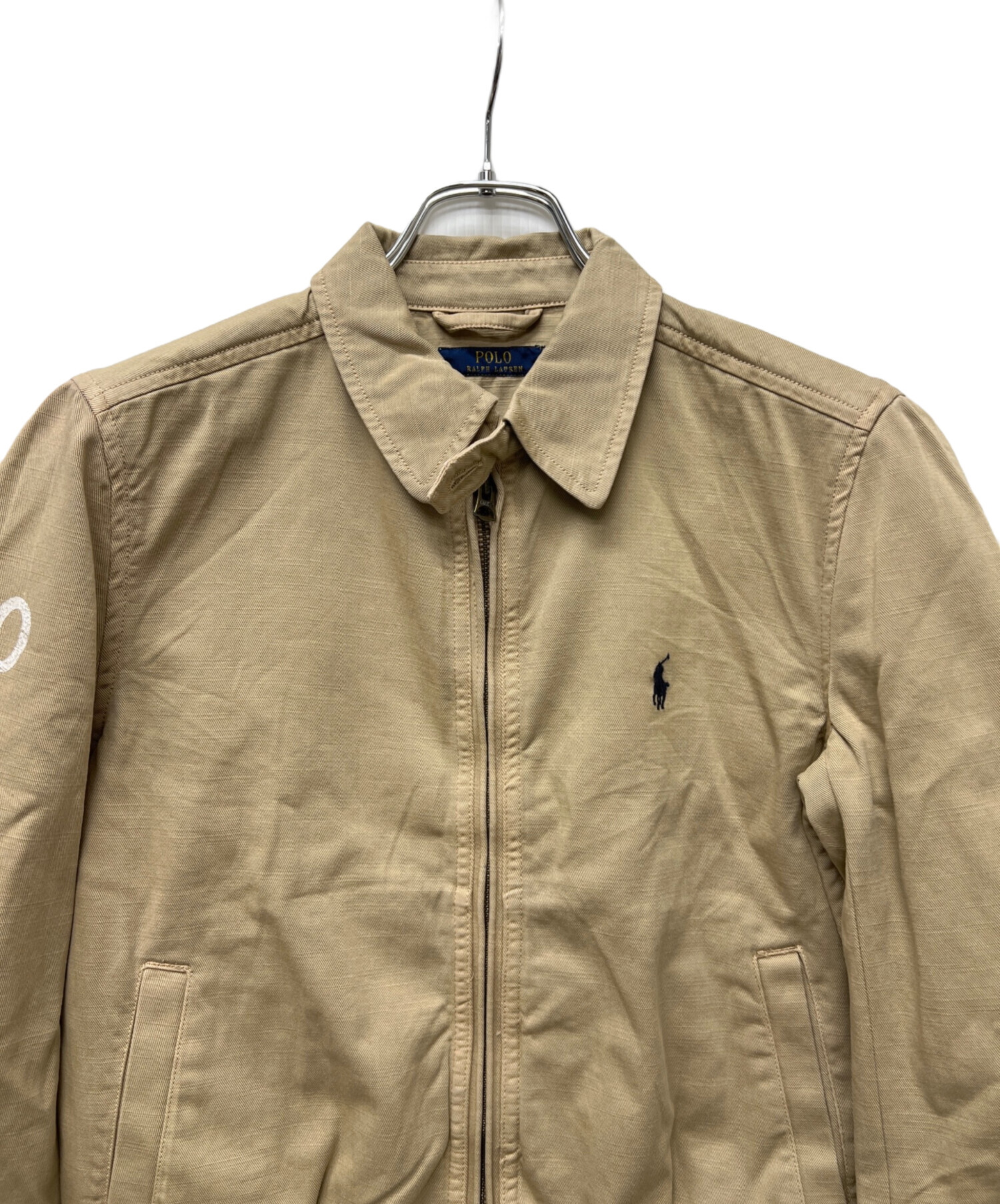 Polo by Ralph Lauren スイングトップタグサイズXS ベージュ 中古・古着通販】POLO RALPH LAUREN (ポロ・ラルフローレン) スイング