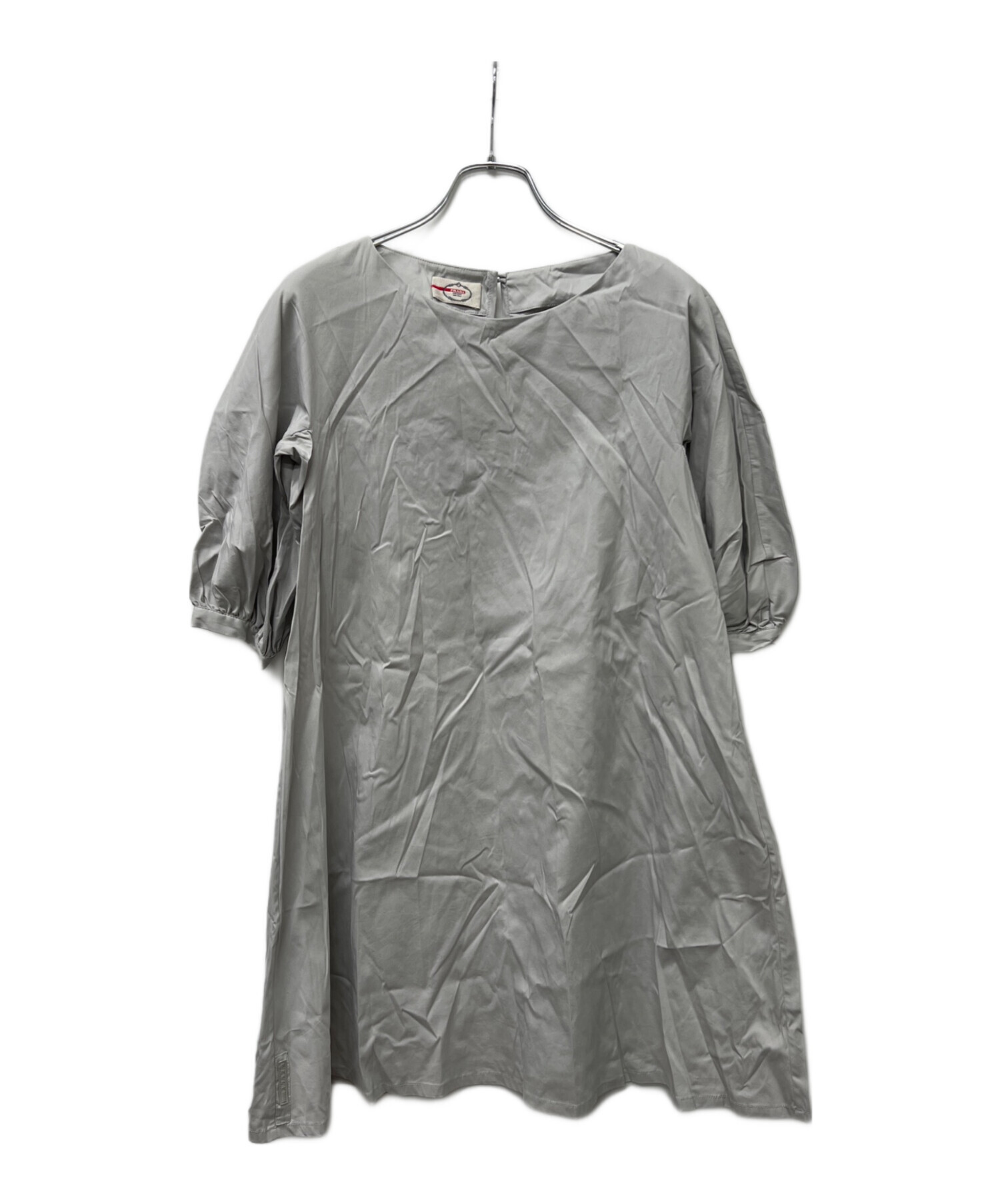 PRADA プラダ ワンピース ノースリーブ グレー 38 中古・古着通販】PRADA (プラダ) ノースリーブワンピース ブルー