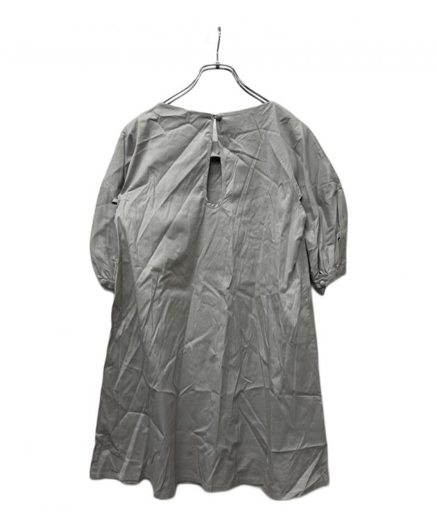 【新品・未使用・タグ付】プラダ 半袖 ワンピース 中古・古着通販】PRADA (プラダ) 半袖ワンピース グレー サイズ:38