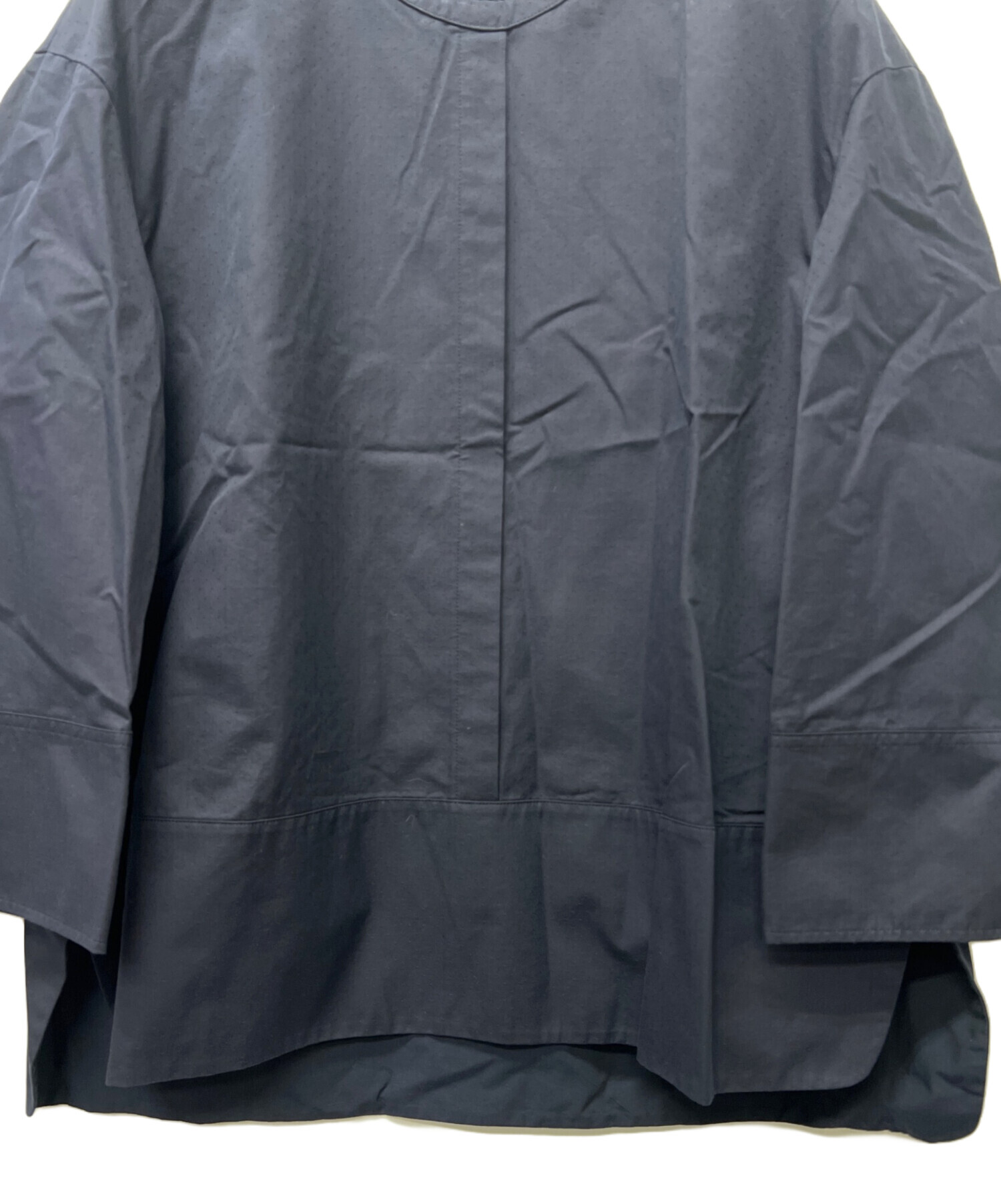 中古・古着通販】DRAWER (ドゥロワー) コットンドビーノーカラー