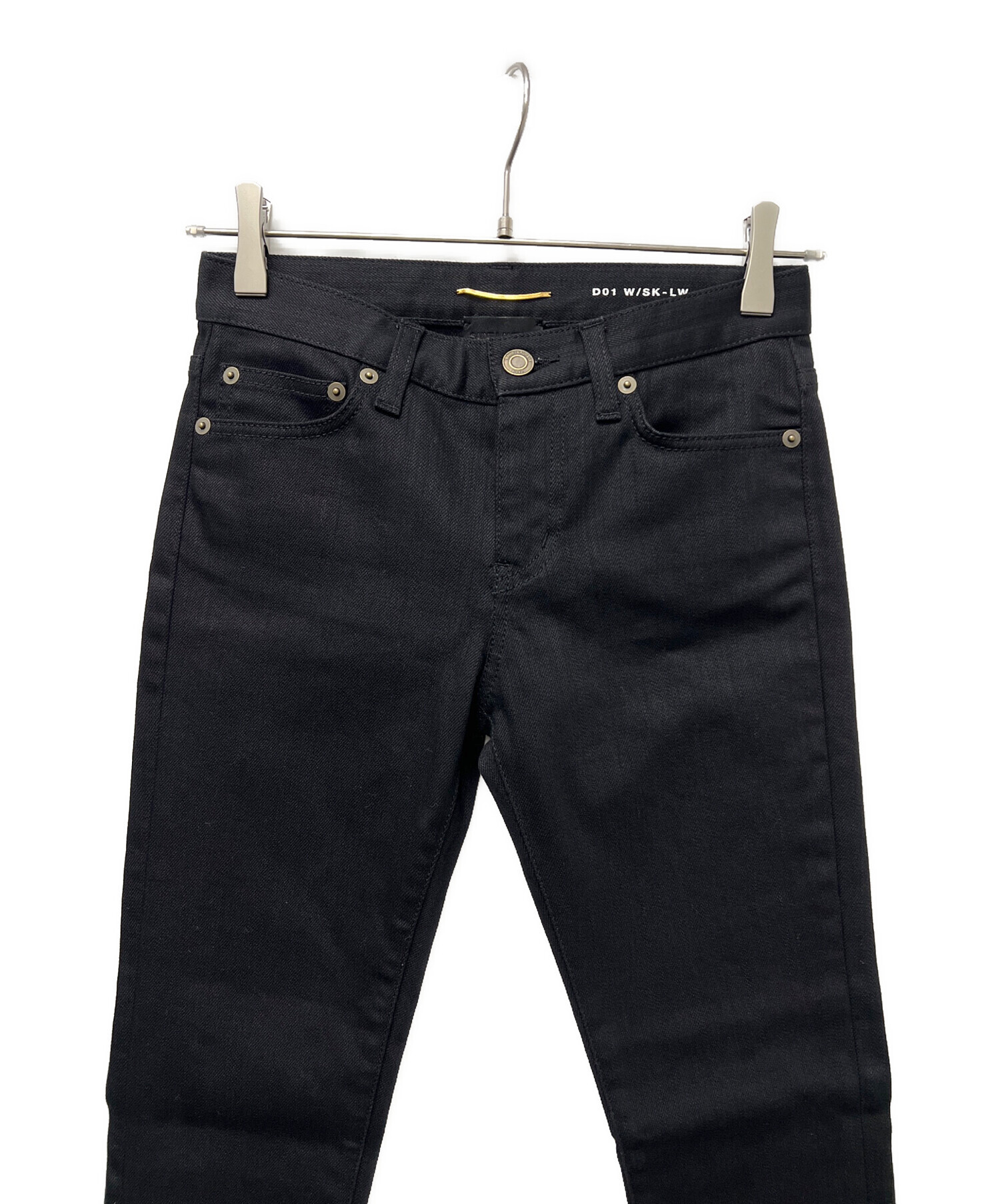 中古 サンローラン フレアデニム ブラック サイズ32 中古・古着通販】Saint Laurent Paris (サンローランパリ) デニム