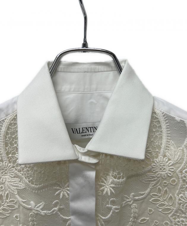 中古・古着通販】VALENTINO (ヴァレンティノ) 長袖シャツ ホワイト