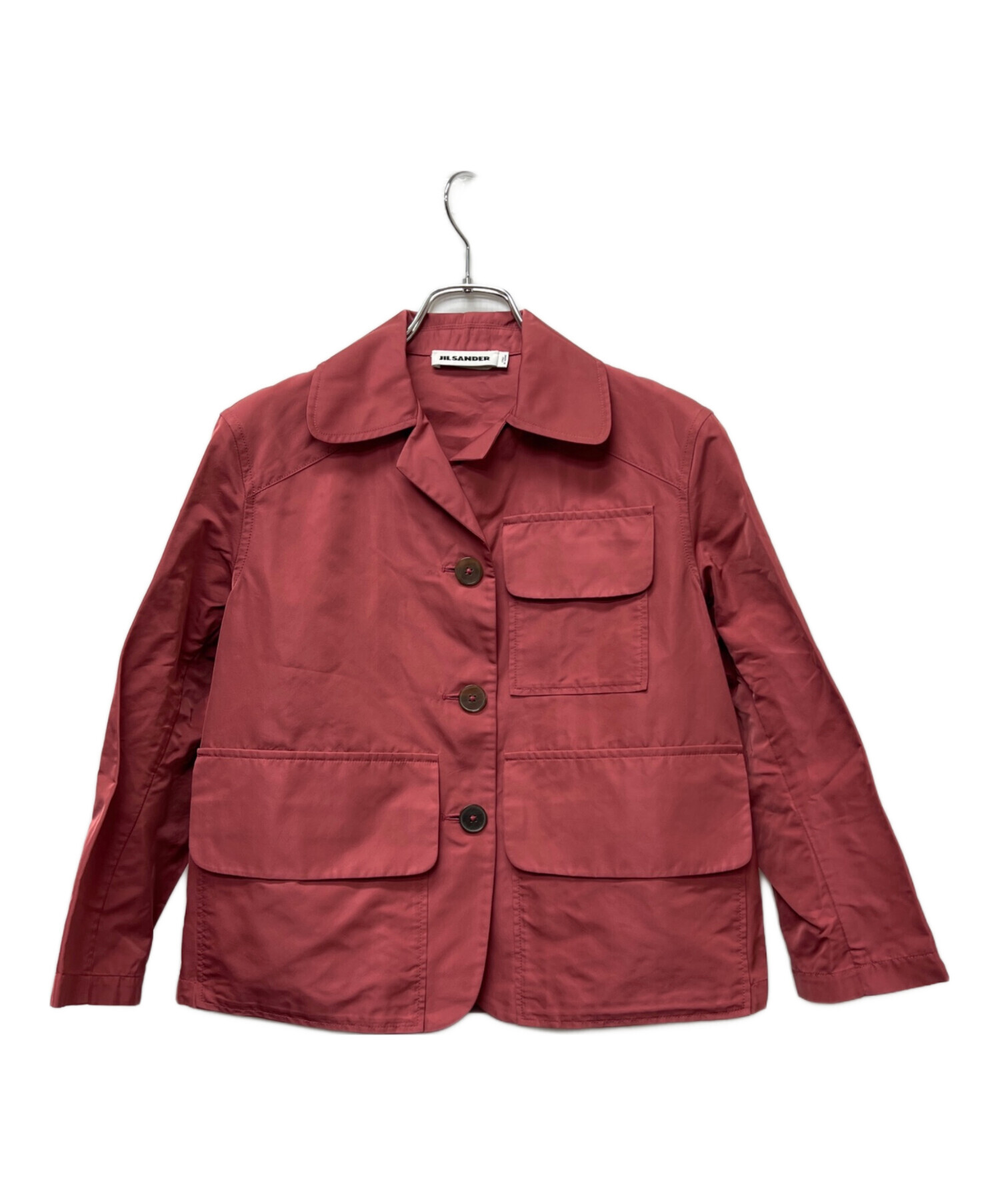 中古・古着通販】JIL SANDER (ジルサンダー) 3Bジャケット ピンク 中古・古着通販】JIL SANDER (ジルサンダー) 3Bジャケット ピンク
