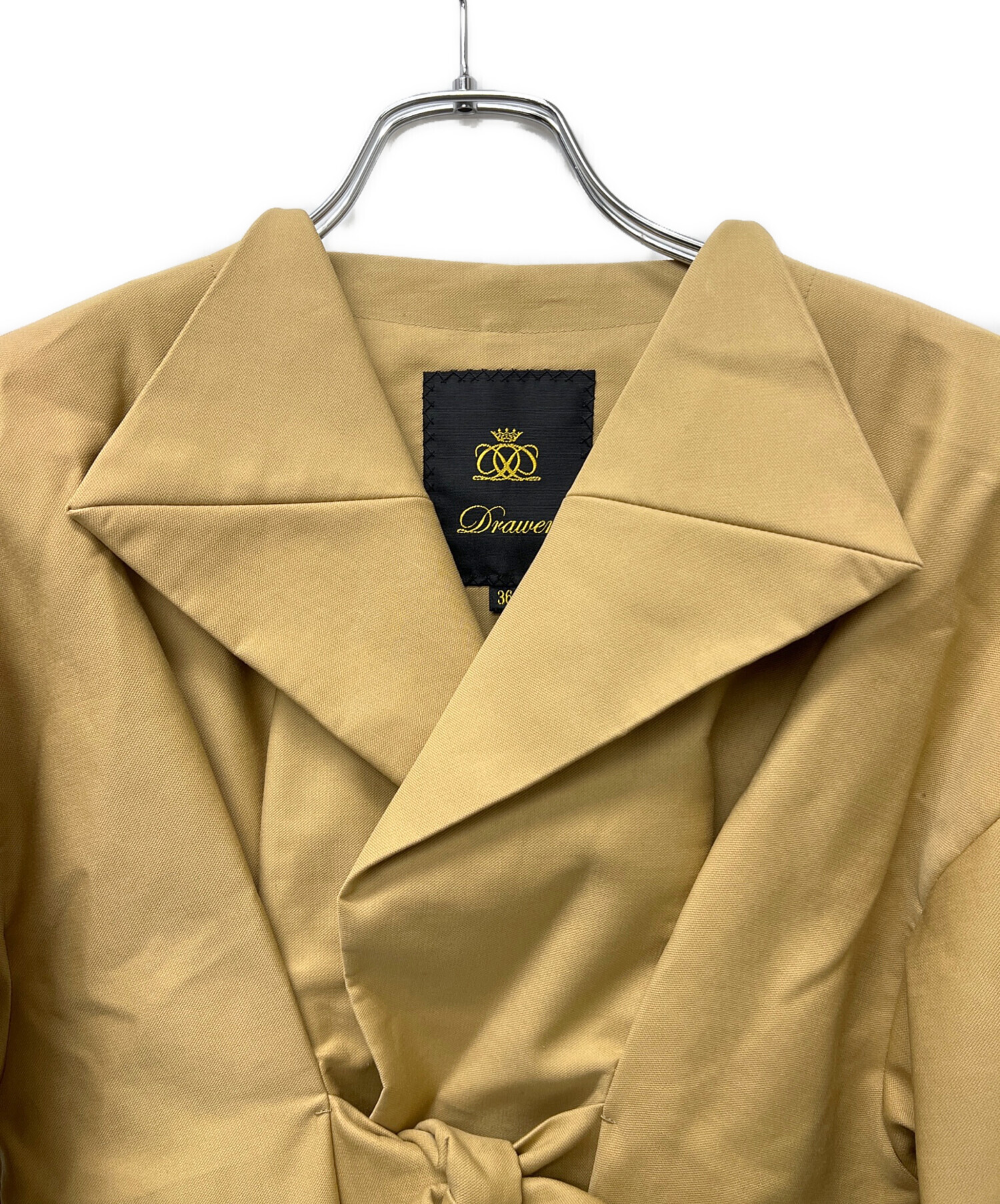 Drawer ドゥロワー アウター＆トップス 5点セット シルク コットン 1 DRAWER（ドゥロワー） 21AW ウールケヌキロングノーカラーコート 6525