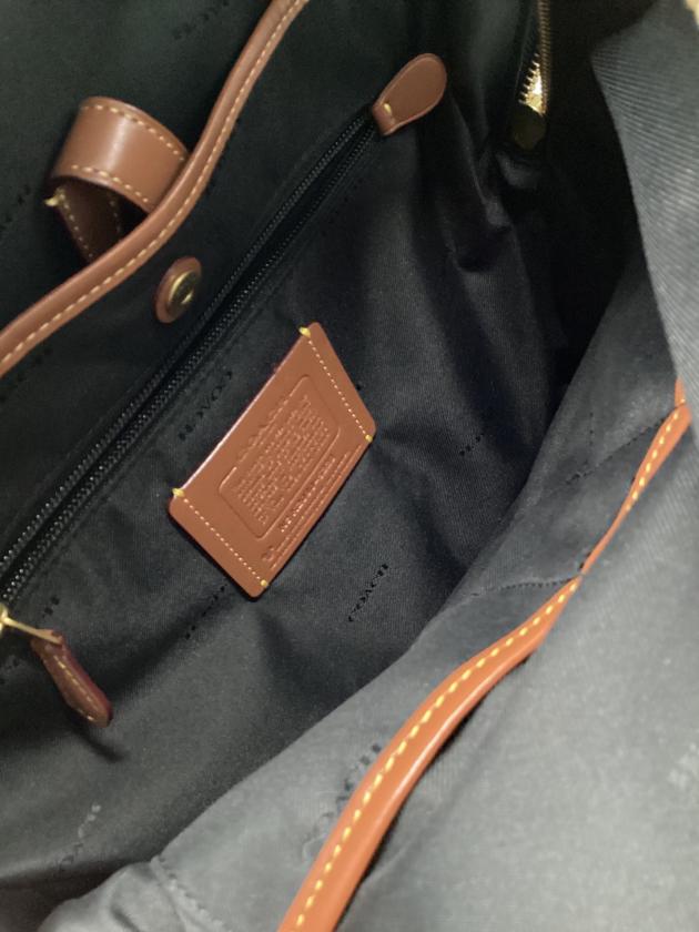 中古・古着通販】COACH (コーチ) リュック ブラック サイズ:下記参照